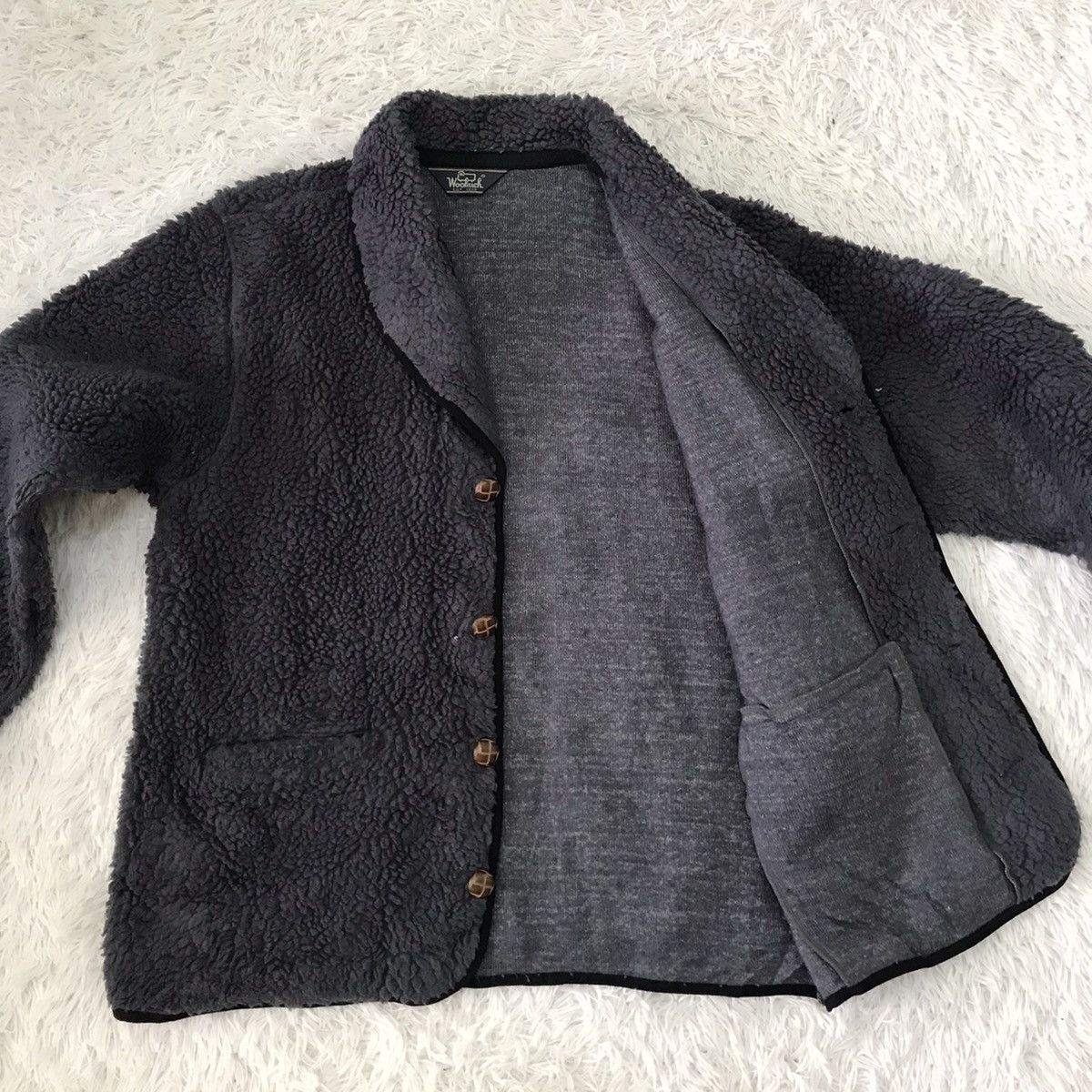 Woolrich Woolen Mills Vtg Woolrich Deep Pile Fleece Jacket Size US L / EU 52-54 / 3 - 11 Thumbnail