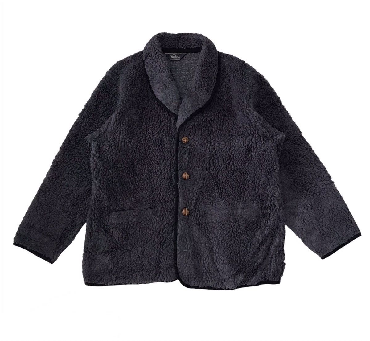 Woolrich Woolen Mills Vtg Woolrich Deep Pile Fleece Jacket Size US L / EU 52-54 / 3 - 1 Thumbnail