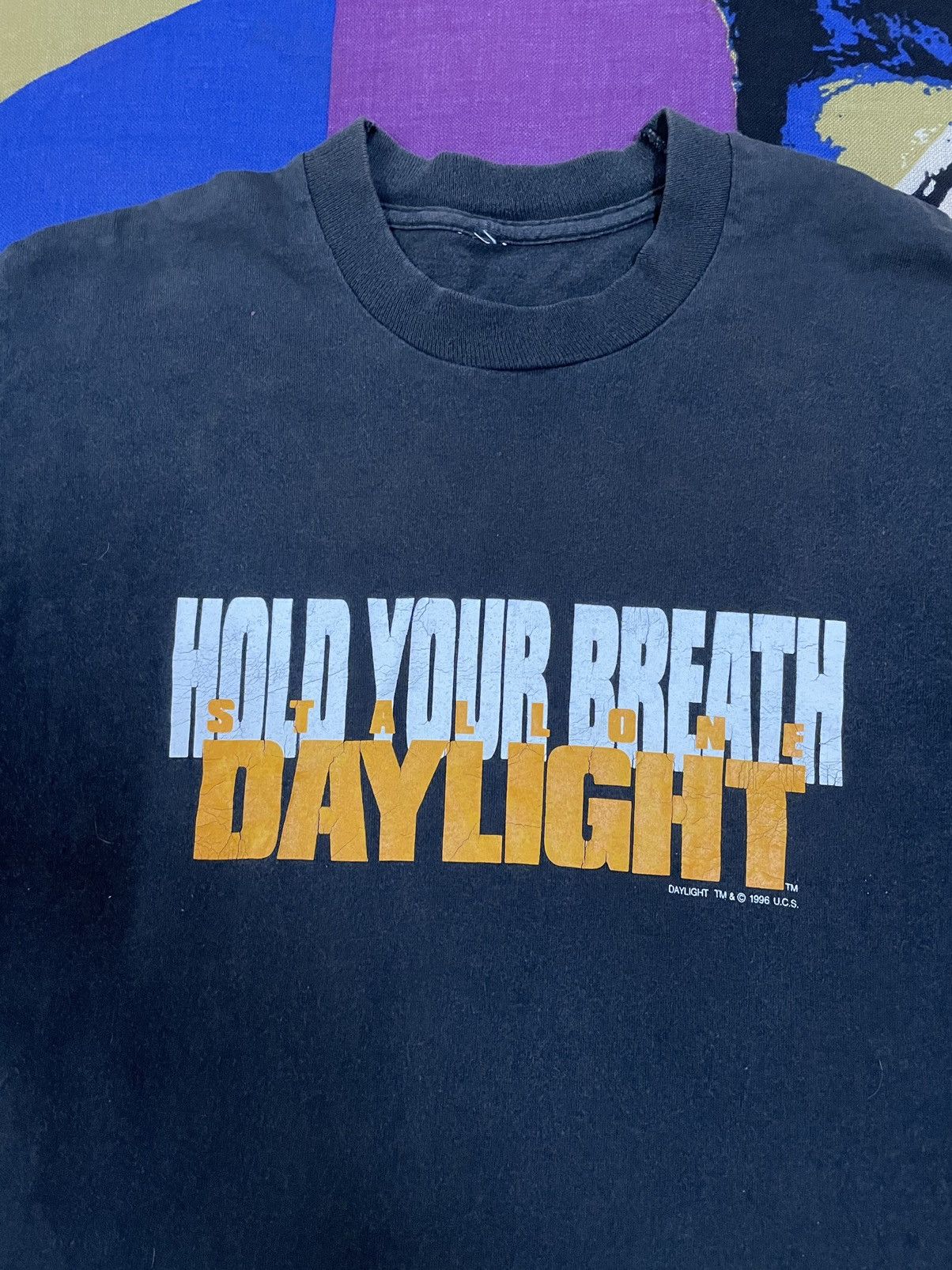 Band Tees Vintage Daylight movie Sylvester Stallone universal studios Size US M / EU 48-50 / 2 - 5 Thumbnail