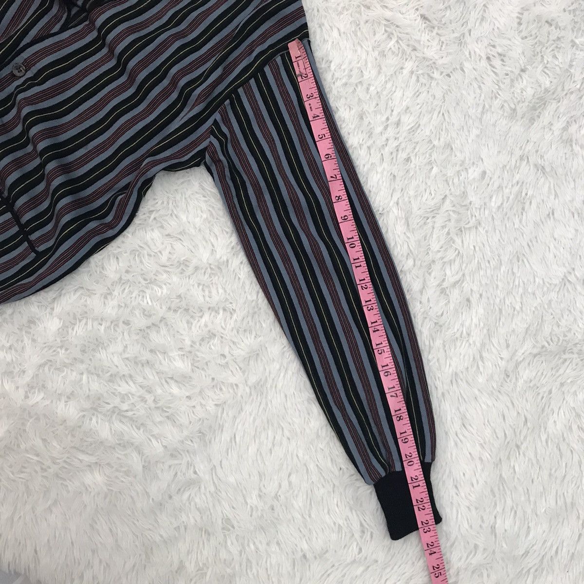Japanese Brand Cardigan Colored Stripes Size US S / EU 44-46 / 1 - 18 Thumbnail
