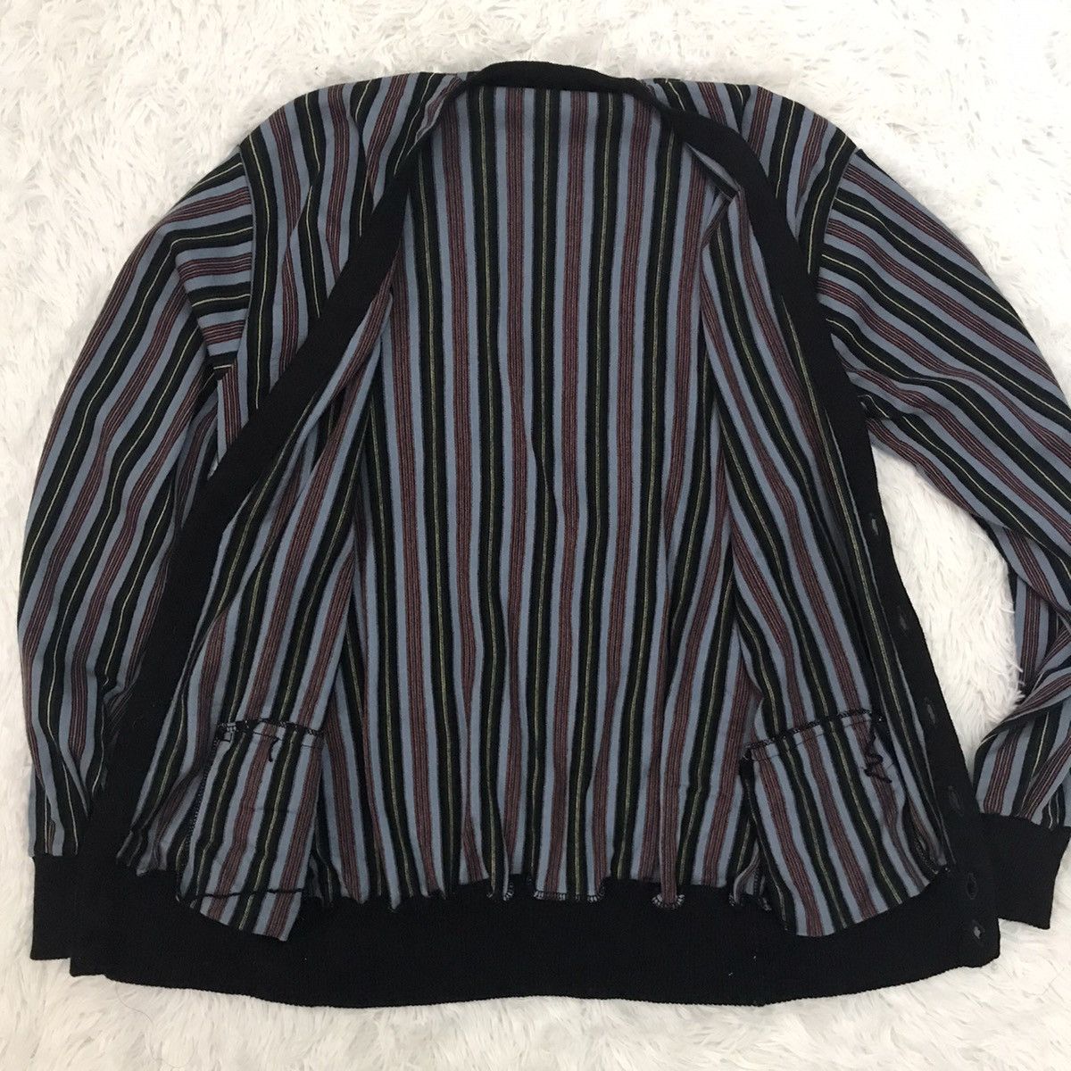 Japanese Brand Cardigan Colored Stripes Size US S / EU 44-46 / 1 - 12 Thumbnail
