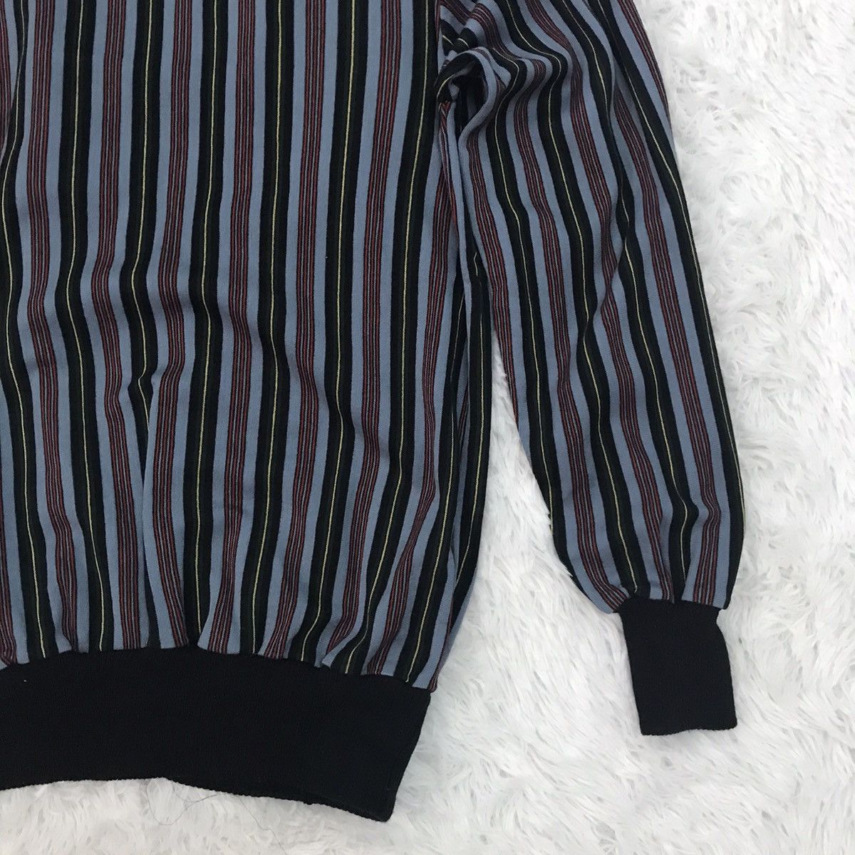 Japanese Brand Cardigan Colored Stripes Size US S / EU 44-46 / 1 - 8 Thumbnail