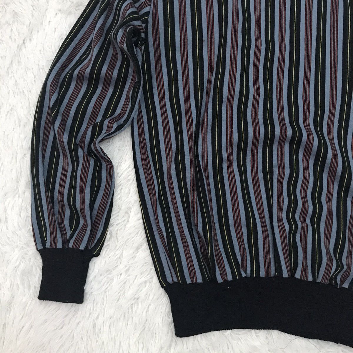 Japanese Brand Cardigan Colored Stripes Size US S / EU 44-46 / 1 - 7 Thumbnail