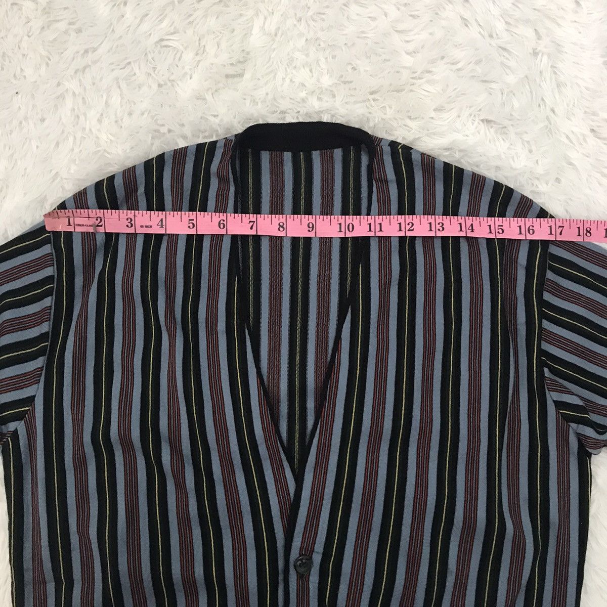 Japanese Brand Cardigan Colored Stripes Size US S / EU 44-46 / 1 - 17 Thumbnail