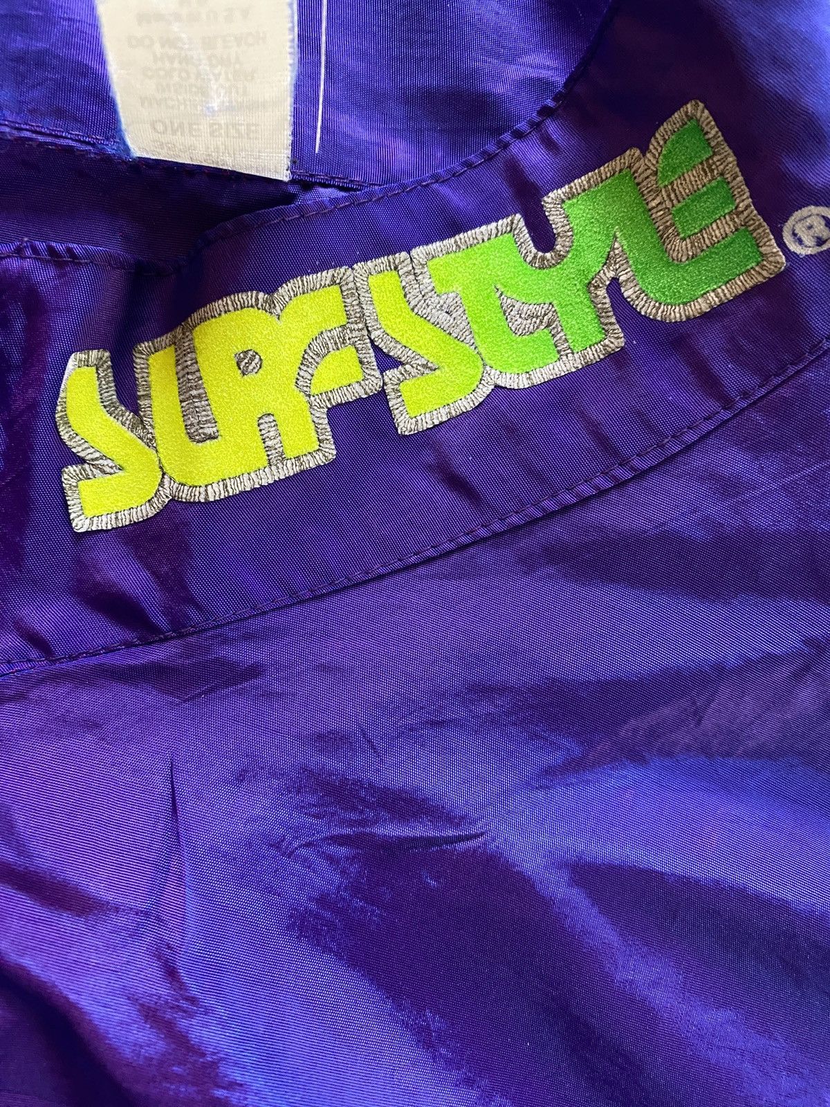 Vintage Vintage 90’s Surf Style Iridescent 1/2 Zip Windbreaker Size US XL / EU 56 / 4 - 5 Thumbnail