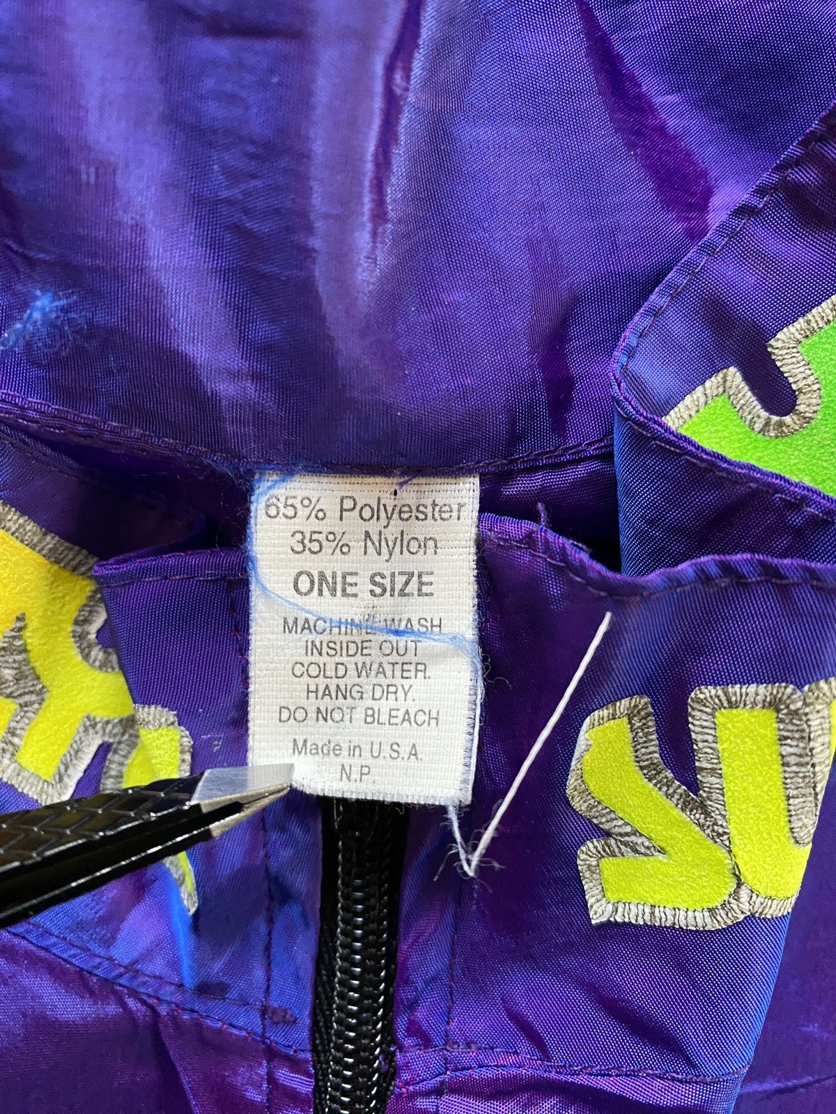 Vintage Vintage 90’s Surf Style Iridescent 1/2 Zip Windbreaker Size US XL / EU 56 / 4 - 12 Thumbnail
