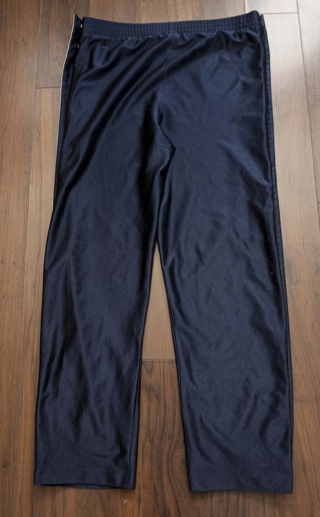 Adidas Adidas Track Pants Snap Button Shiny Size L / 35x27.5 Size US 35 - 5 Thumbnail
