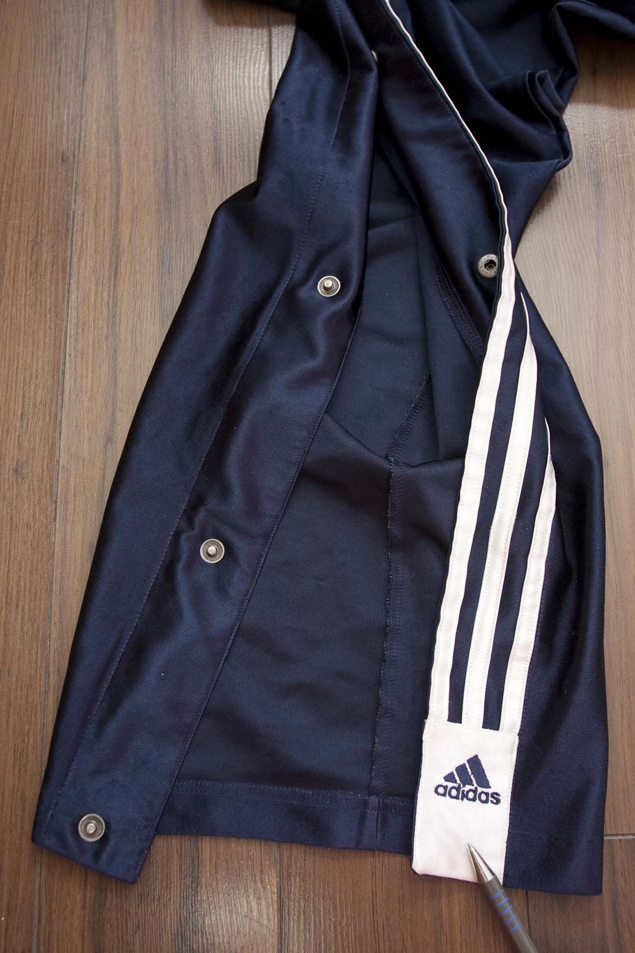 Adidas Adidas Track Pants Snap Button Shiny Size L / 35x27.5 Size US 35 - 3 Thumbnail
