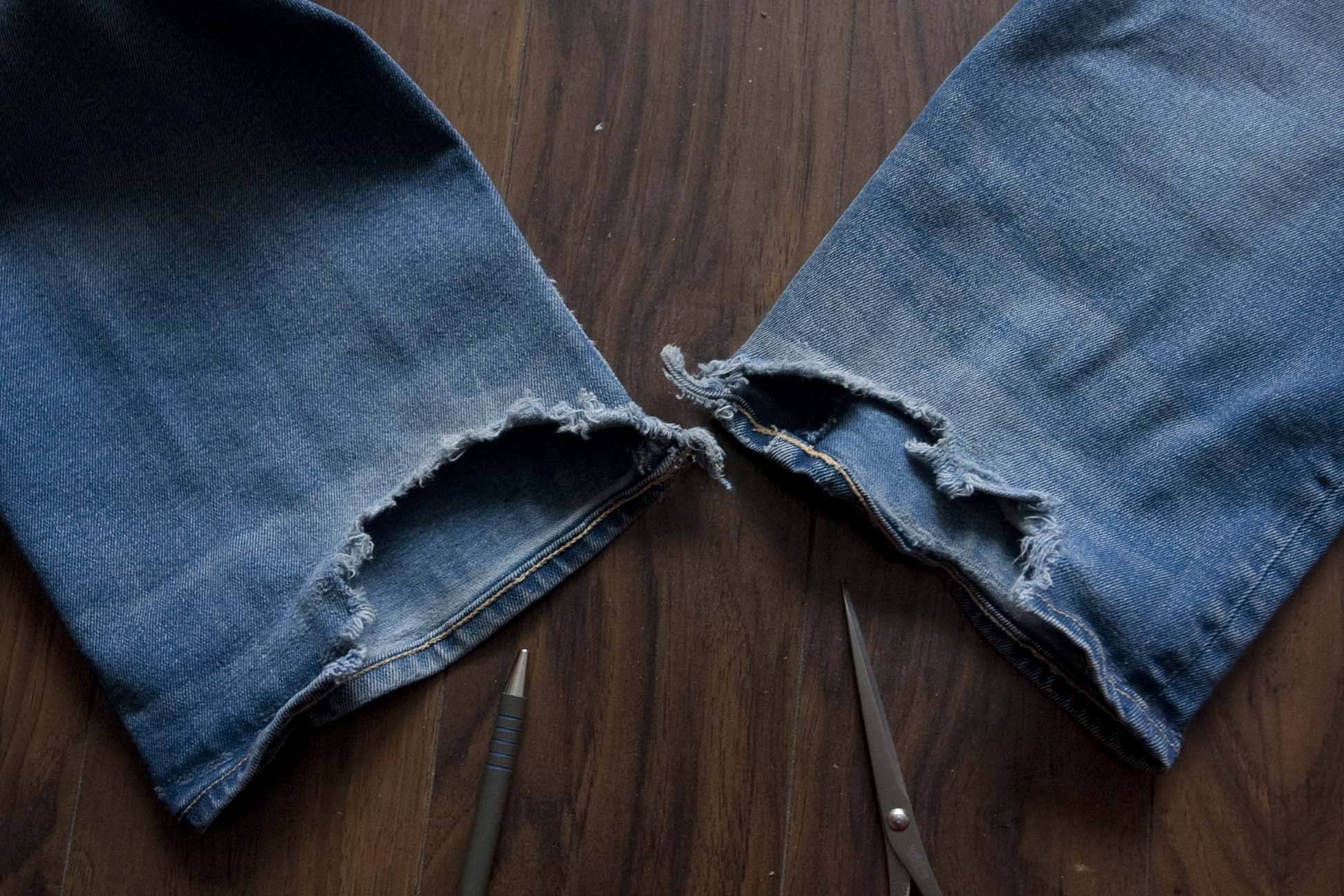 G-Star * G Star 3301 Loose Jeans Distressed Size 33x30 Size US 33 - 4 Thumbnail