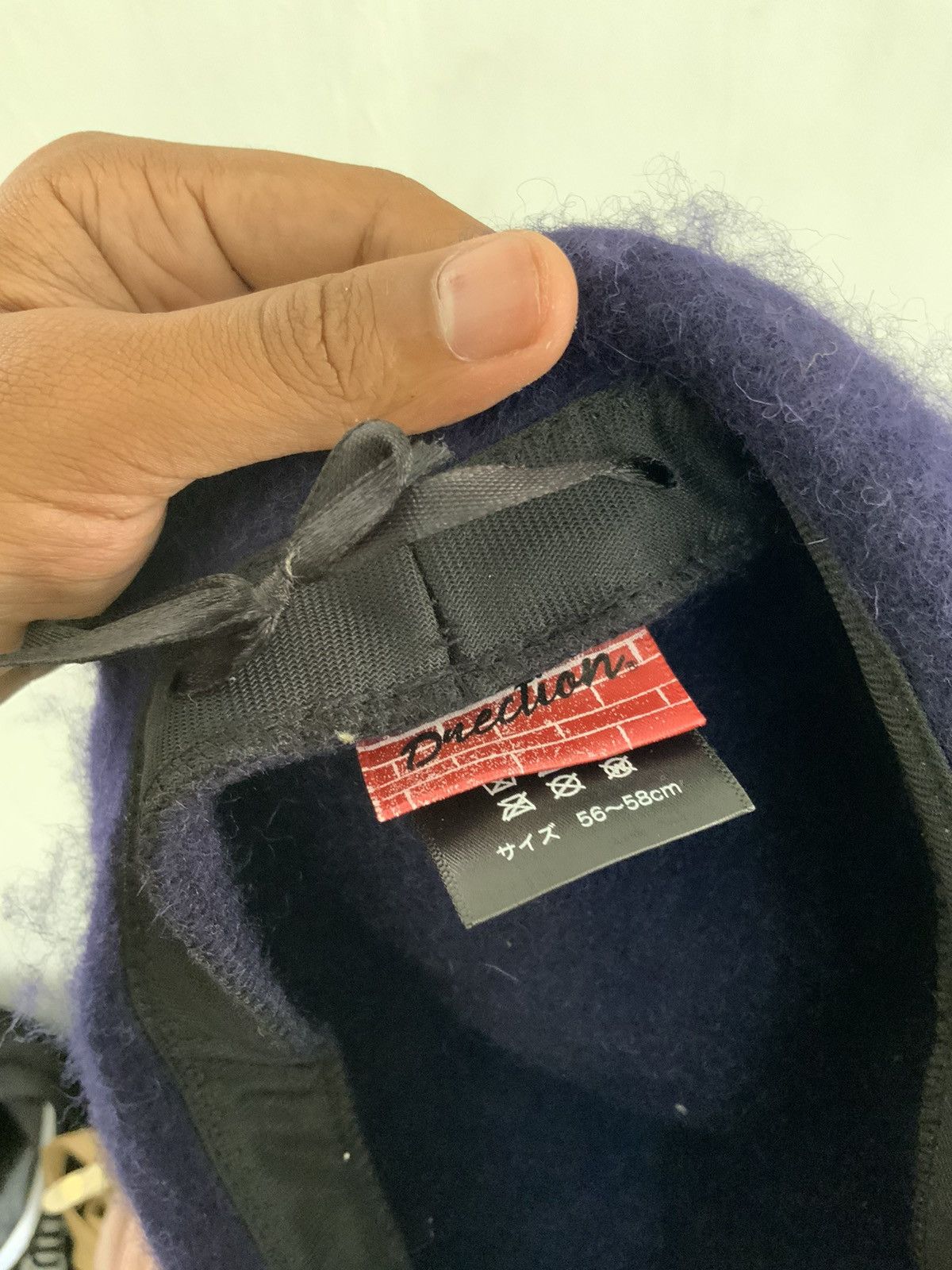 Japanese Brand Drection Mohair Fur Indigo Japan Berret Hat Size ONE SIZE - 12 Thumbnail