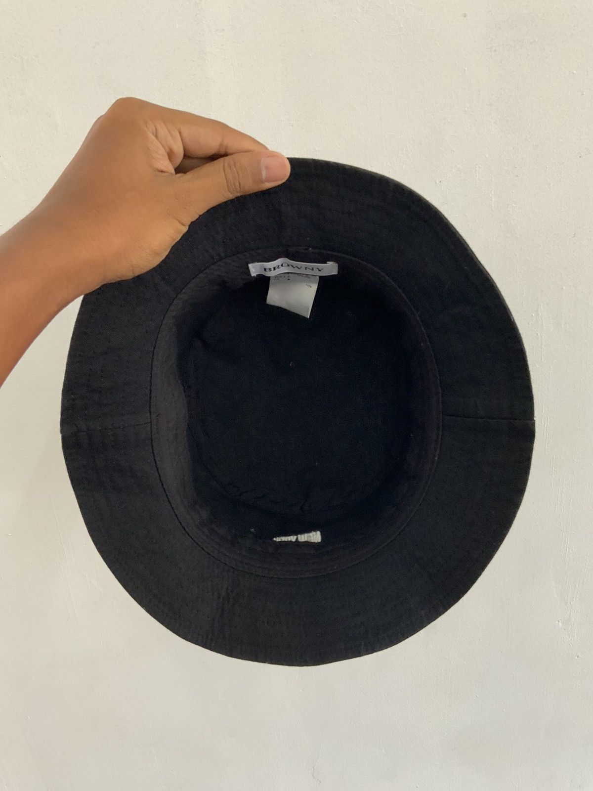 Japanese Brand Y2k New York City Black Bucket Hat Cap Size ONE SIZE - 7 Thumbnail