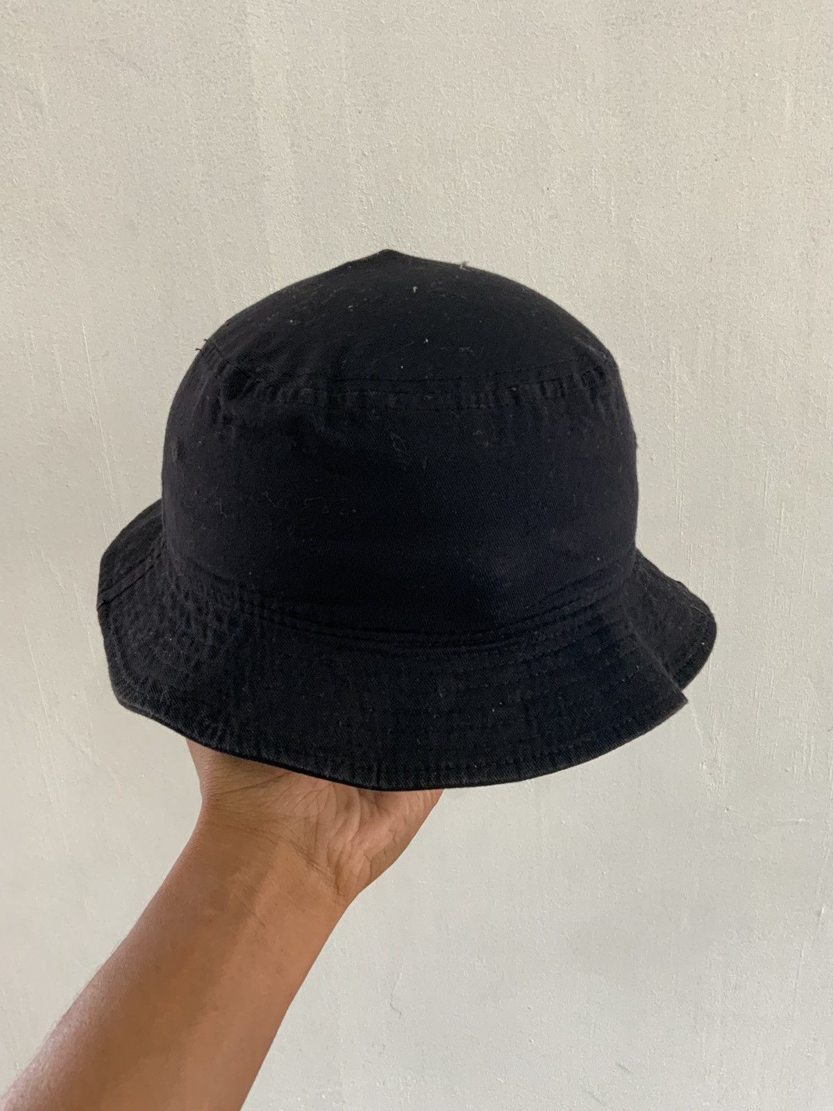 Japanese Brand Y2k New York City Black Bucket Hat Cap Size ONE SIZE - 4 Thumbnail