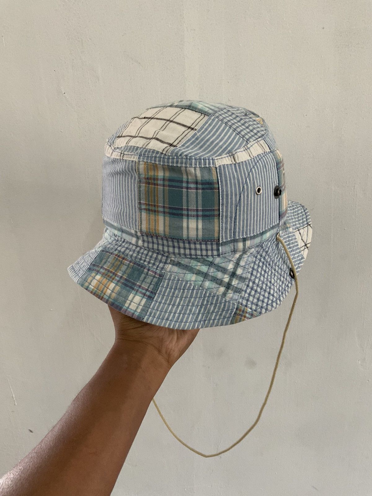 90's エーグル ギンガムチェック bucket hat city アーカイブ 90's aigle check bucket hat archive