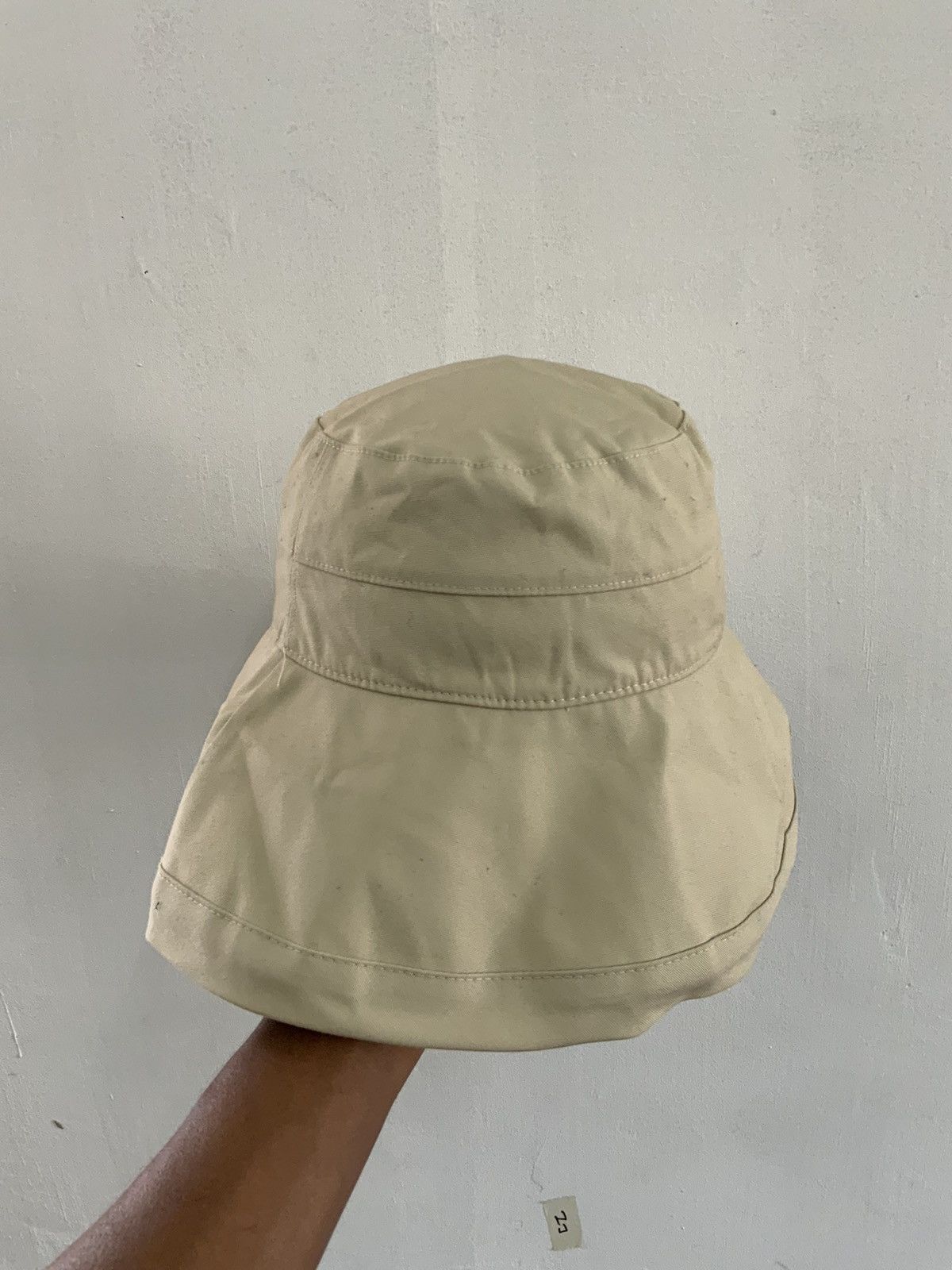 Japanese Brand Unbrand Cream Outdoor Bucket Hat Size ONE SIZE - 3 Thumbnail