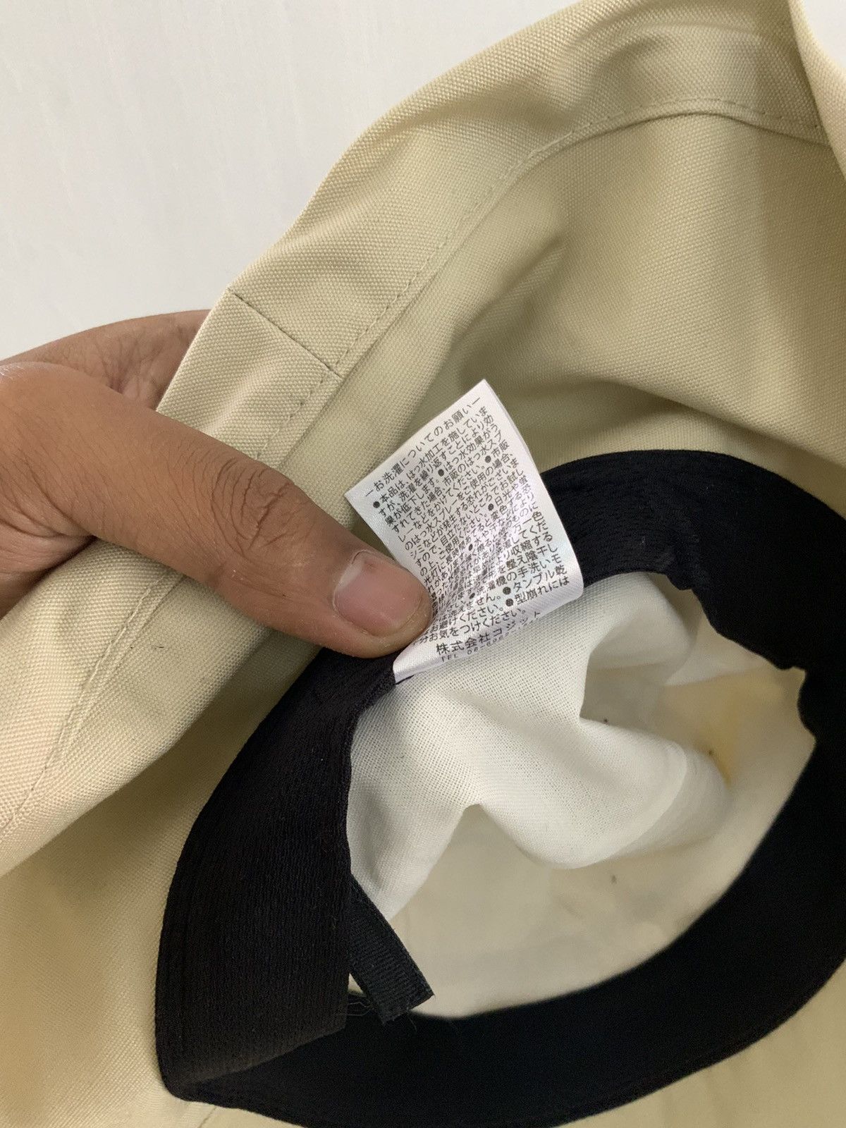 Japanese Brand Unbrand Cream Outdoor Bucket Hat Size ONE SIZE - 12 Thumbnail