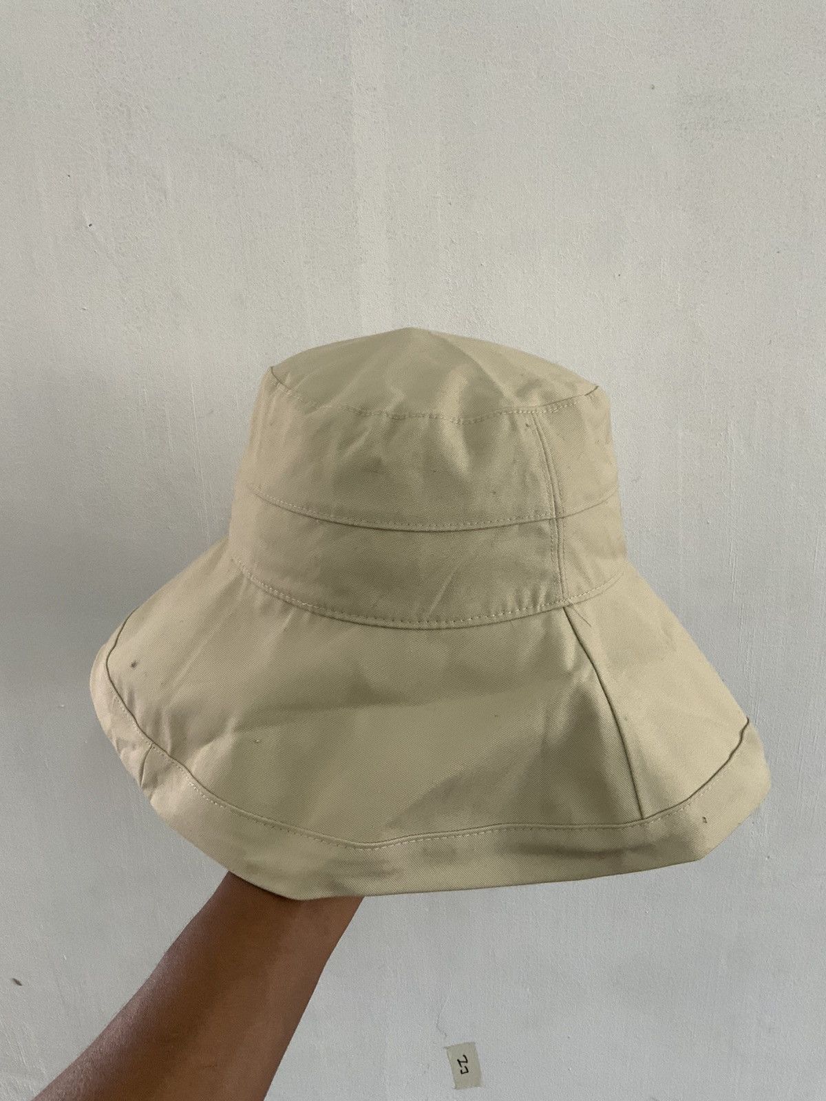 Japanese Brand Unbrand Cream Outdoor Bucket Hat Size ONE SIZE - 2 Thumbnail