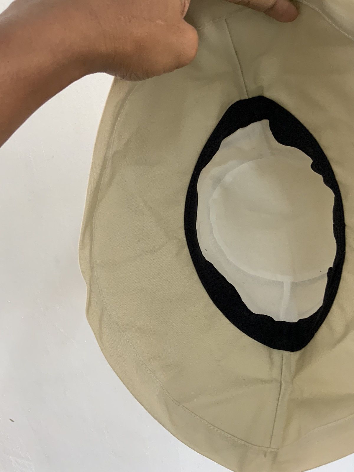 Japanese Brand Unbrand Cream Outdoor Bucket Hat Size ONE SIZE - 9 Thumbnail