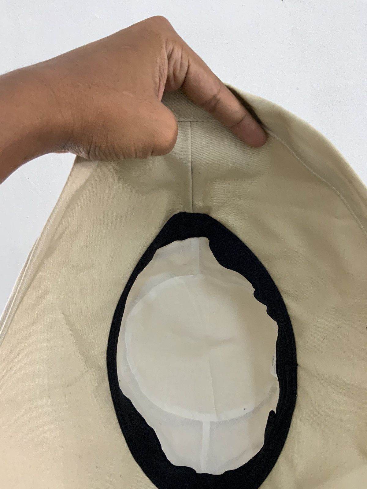 Japanese Brand Unbrand Cream Outdoor Bucket Hat Size ONE SIZE - 10 Thumbnail