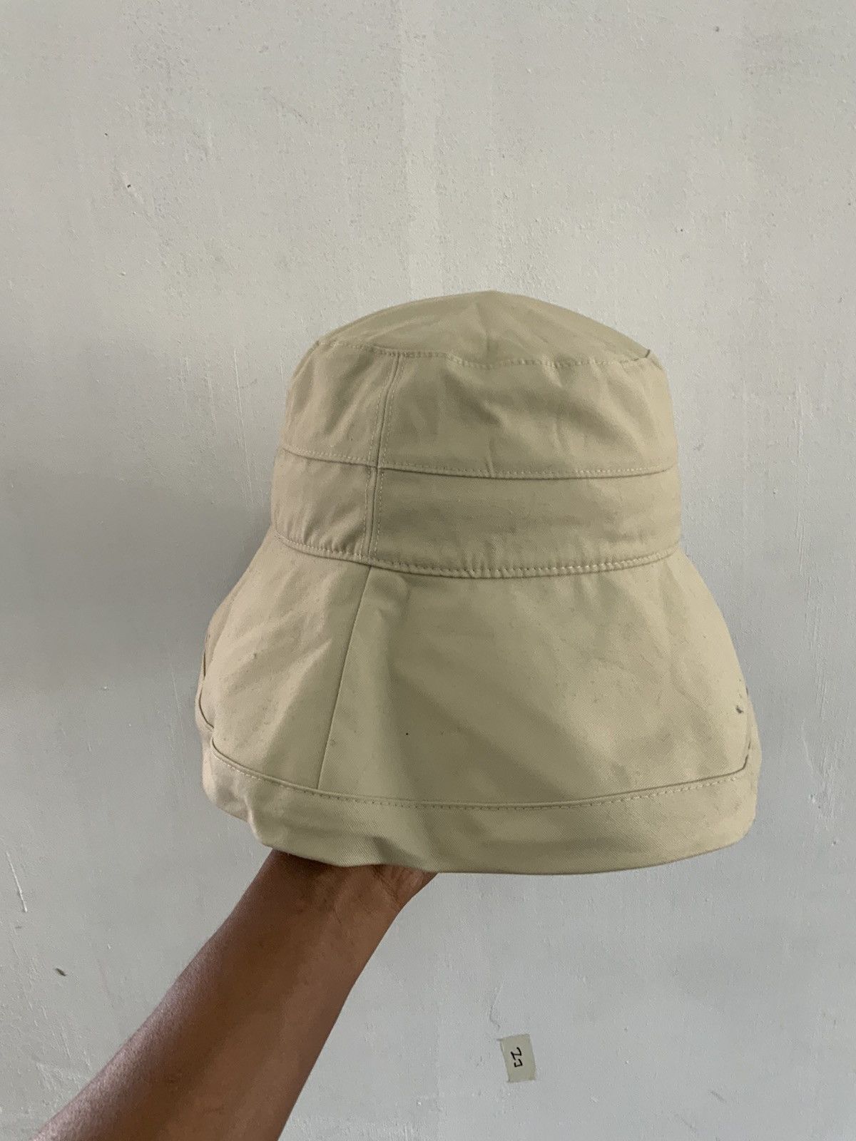 Japanese Brand Unbrand Cream Outdoor Bucket Hat Size ONE SIZE - 5 Thumbnail