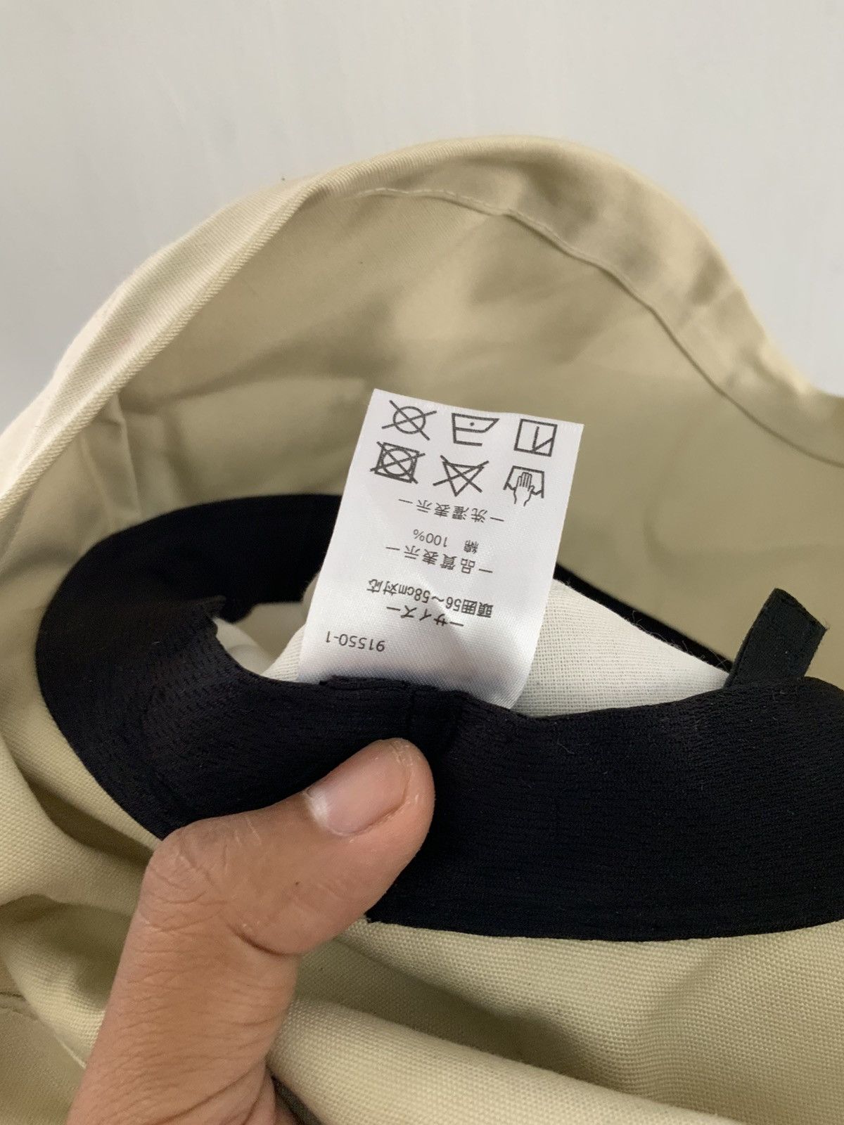 Japanese Brand Unbrand Cream Outdoor Bucket Hat Size ONE SIZE - 11 Thumbnail