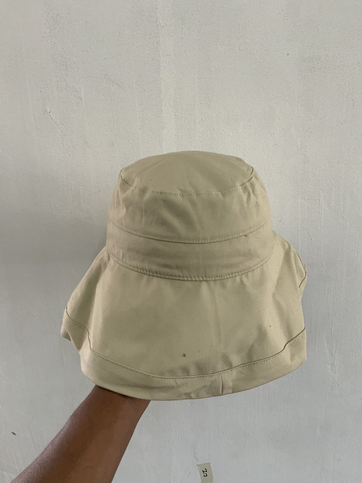 Japanese Brand Unbrand Cream Outdoor Bucket Hat Size ONE SIZE - 1 Thumbnail