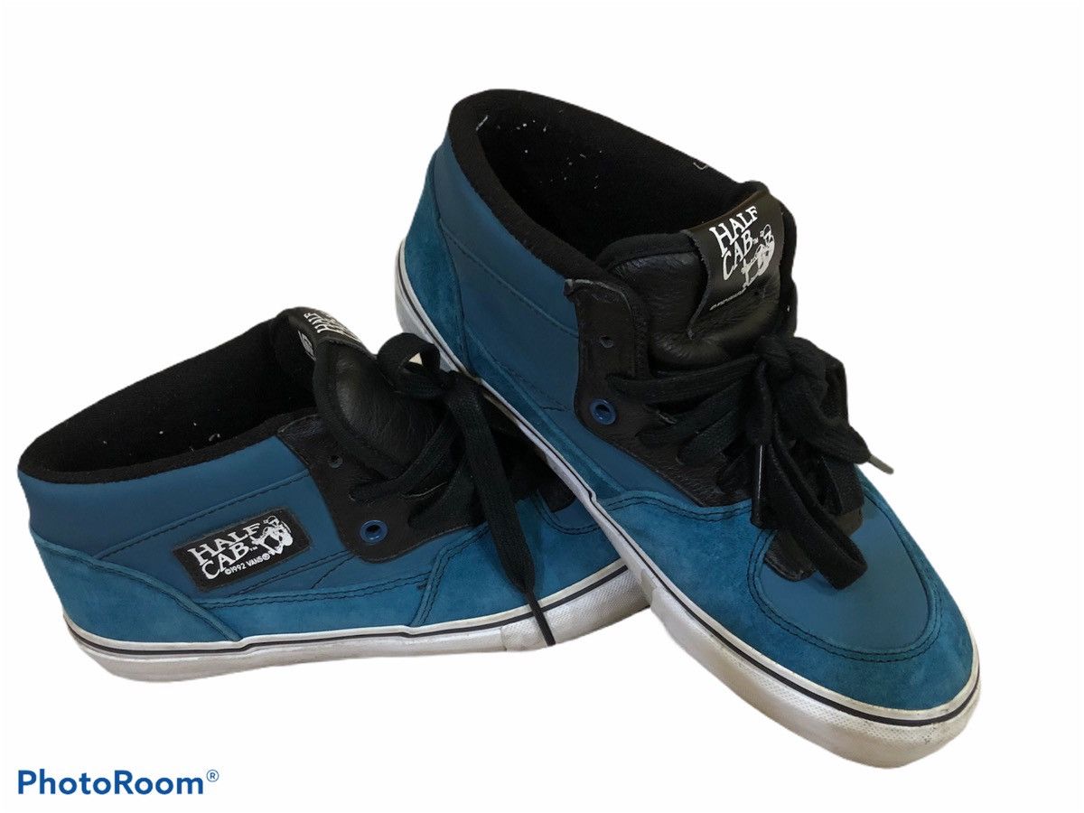 Japanese Brand × Santa Cruz Skateboards × Vans Vintage 1992 VANS Half Cab Leather Upper size 8 is Size US 8 / EU 41 - 2 Thumbnail
