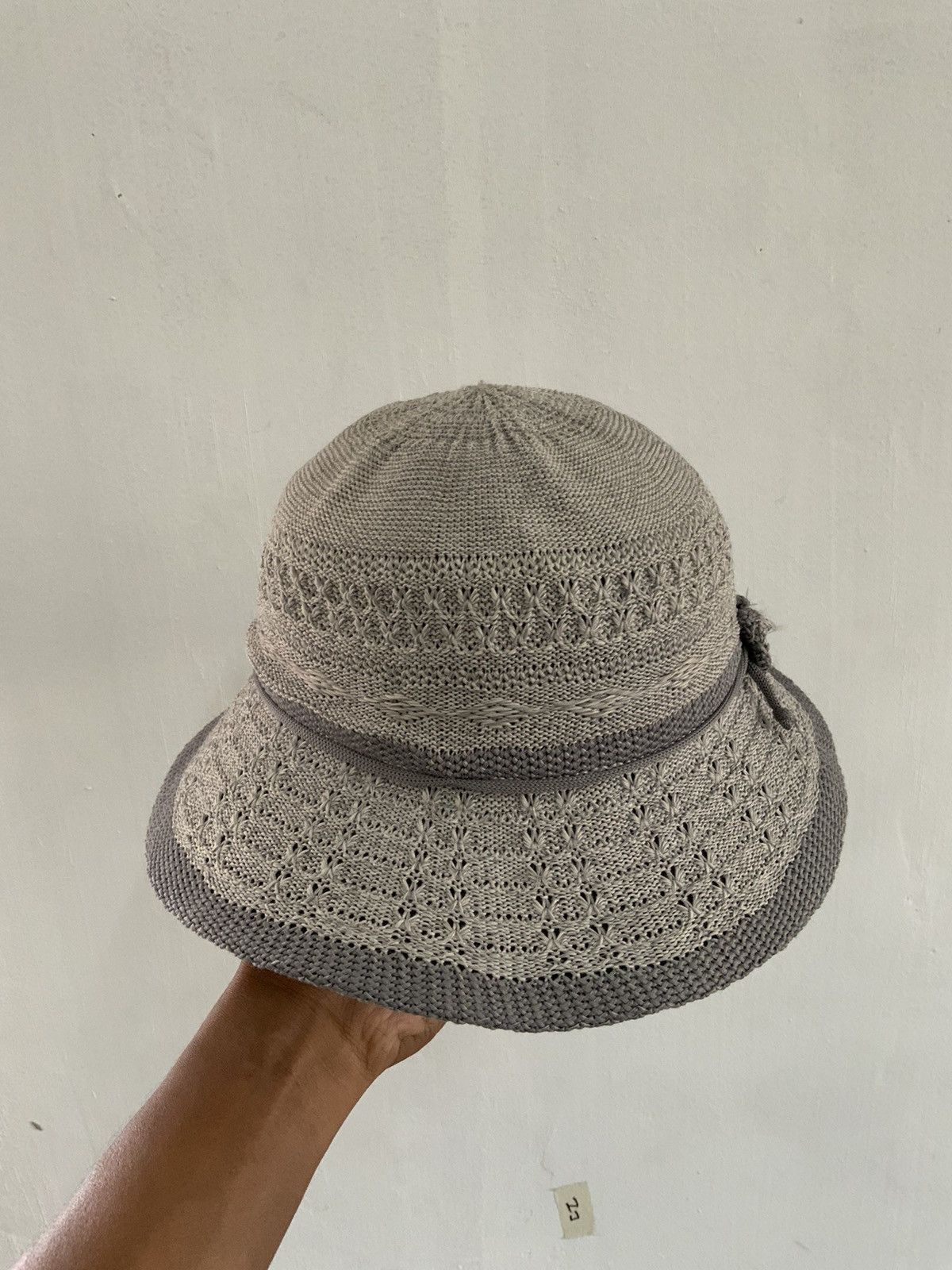 Hat Club Vintage Cross Stitch Bucket Hat Size ONE SIZE - 5 Thumbnail