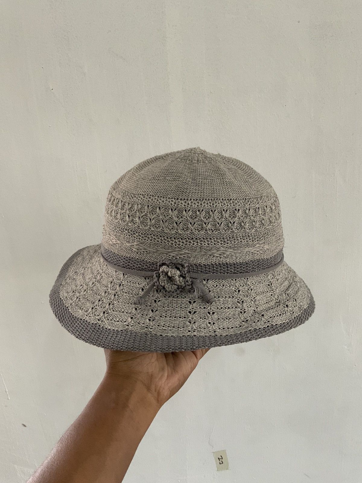 Hat Club Vintage Cross Stitch Bucket Hat Size ONE SIZE - 2 Thumbnail