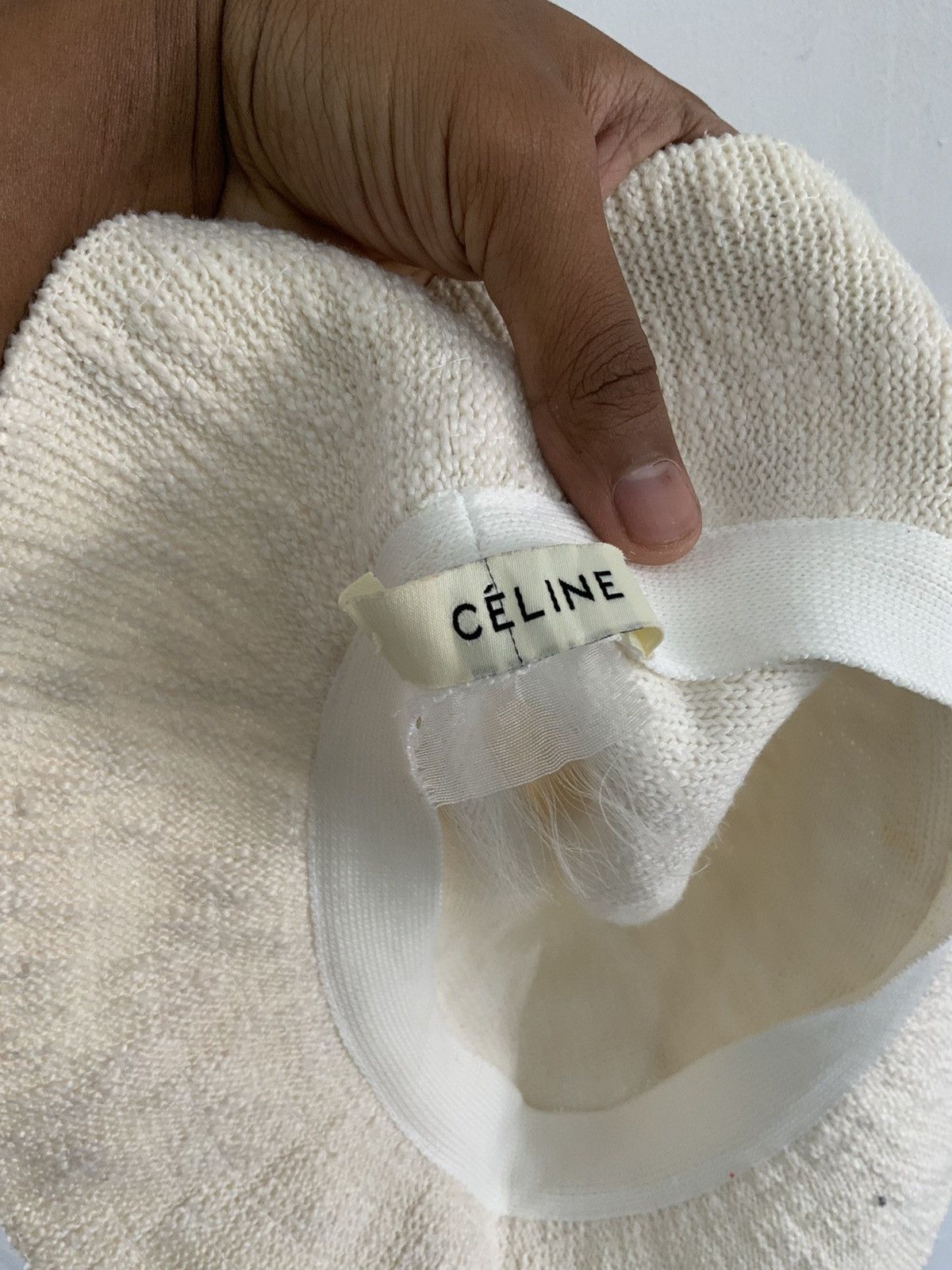 Celine Vintage Celine Wool Rusty Fade Outdoor Bucket Hat Size ONE SIZE - 13 Thumbnail