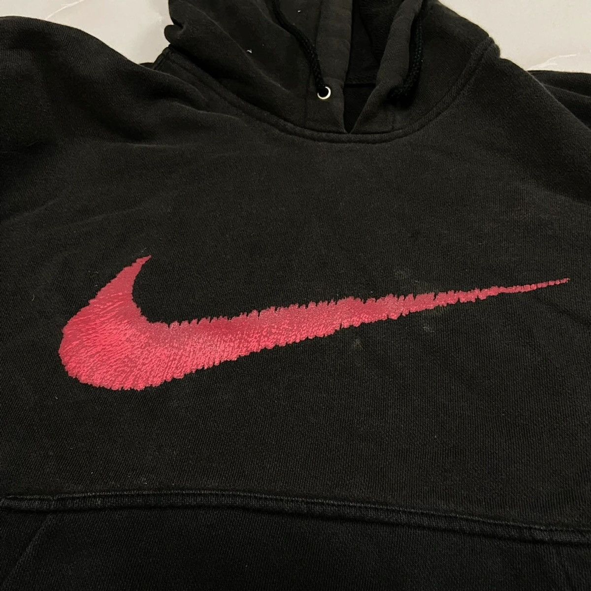 Nike Vintage 90s nike swoosh hoodie big logo Size US M / EU 48-50 / 2 - 2 Thumbnail