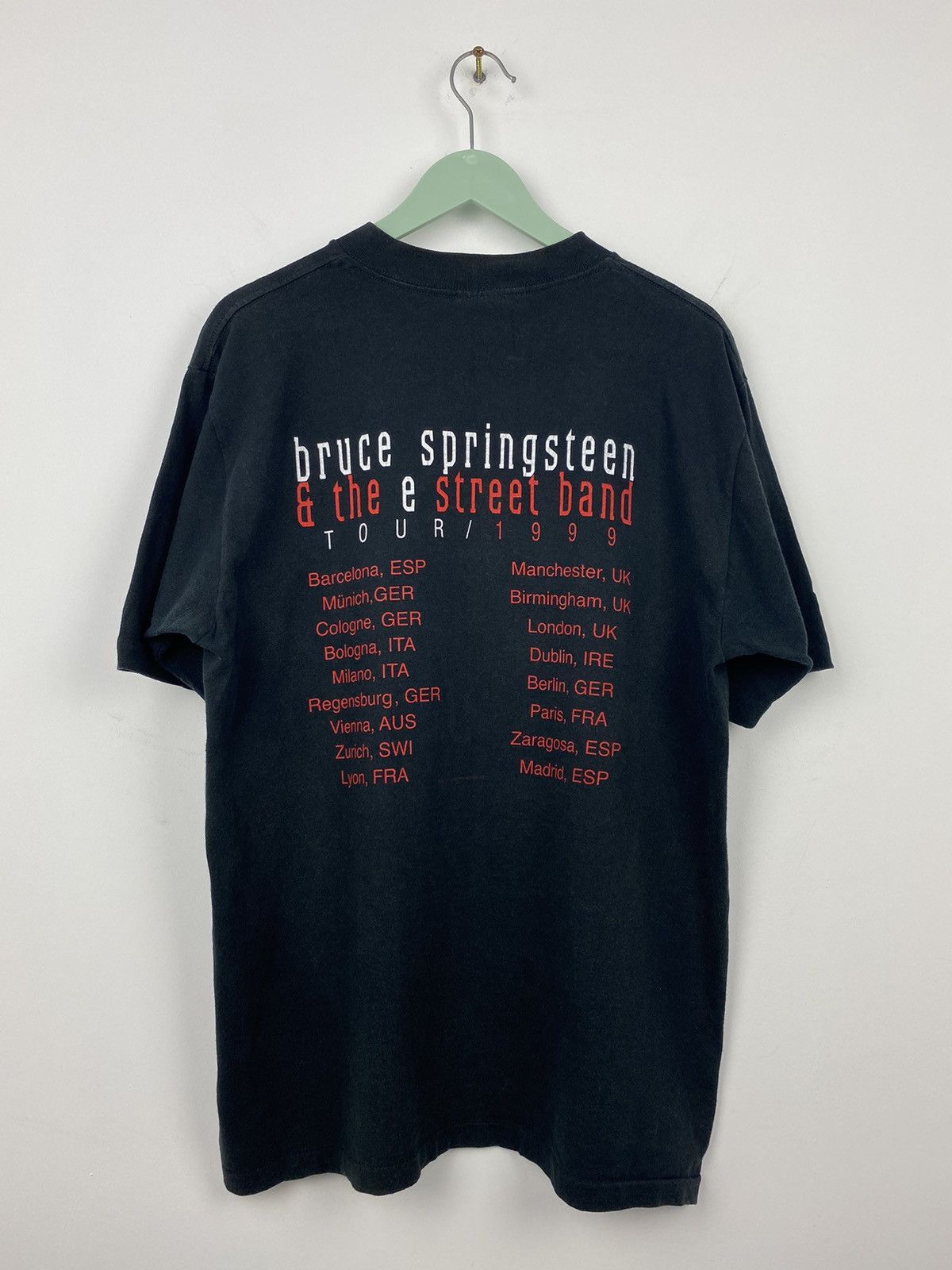 Band Tees Vintage Bruce Springsteen 1999 T Shirt Tee Morrissey Size US L / EU 52-54 / 3 - 6 Thumbnail