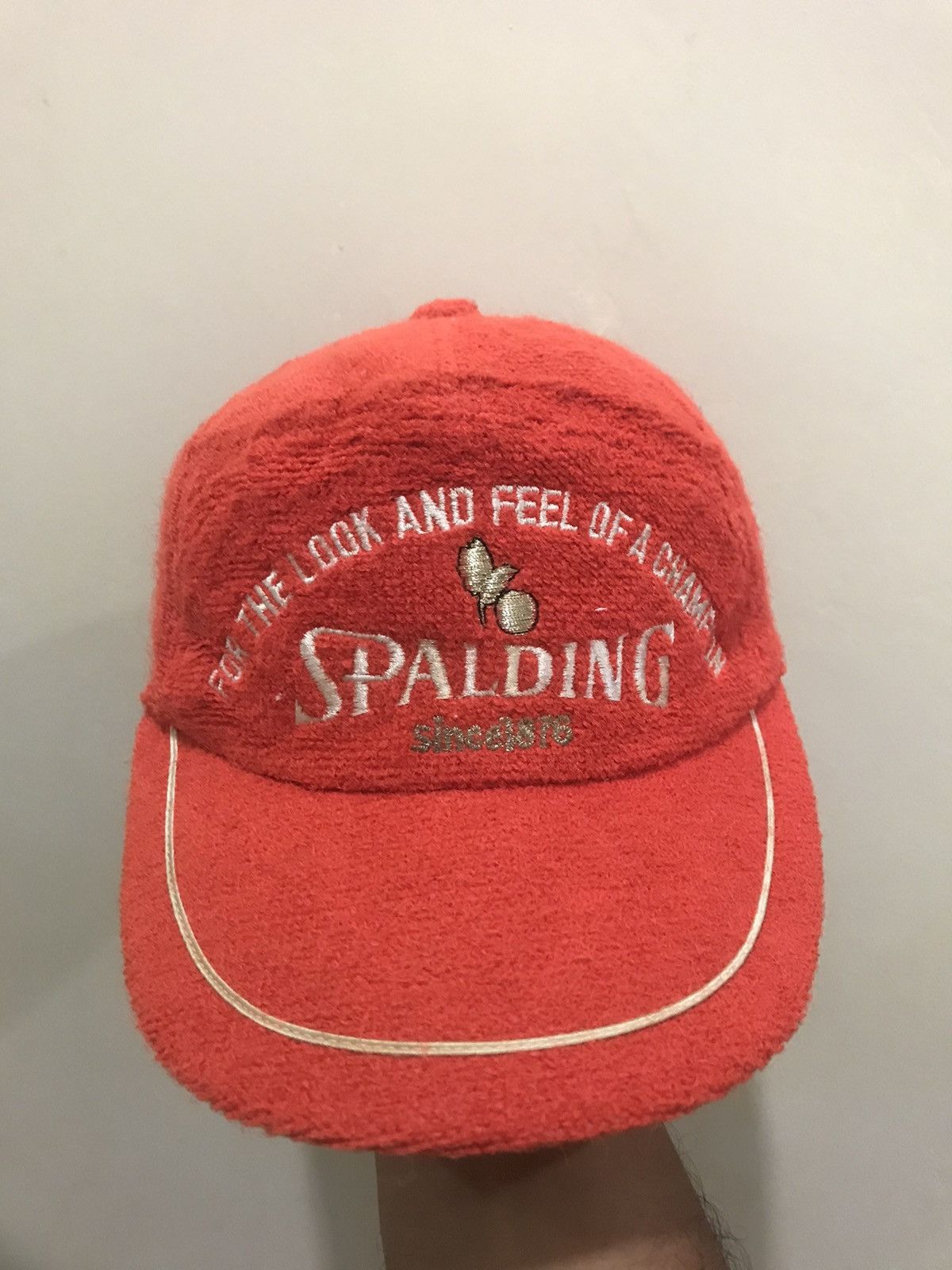 Spalding × Vintage Rare 90's Spalding Basketball Visor Made In Japan Size ONE SIZE - 2 Thumbnail