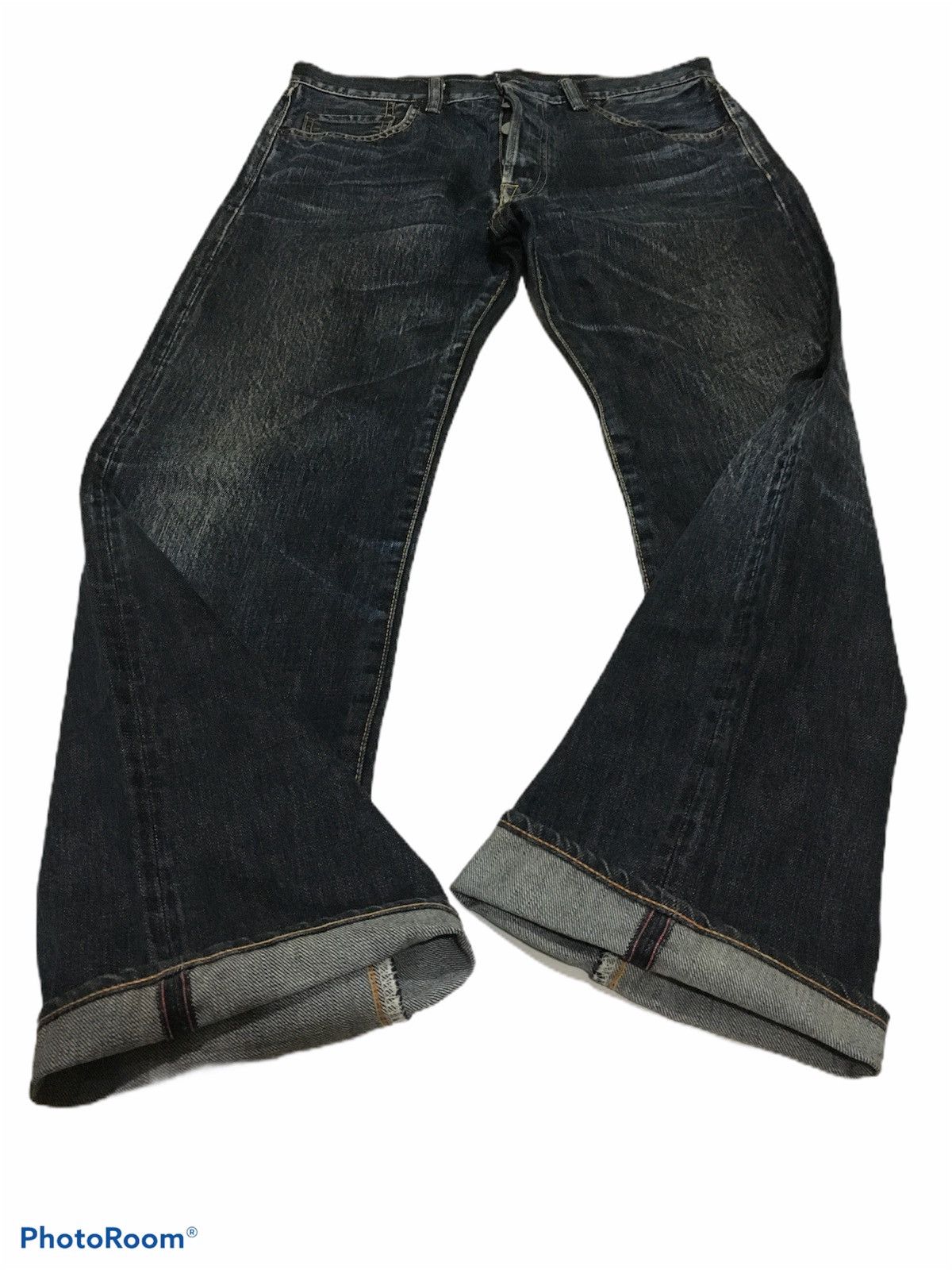 image of 45Rpm Selvedge Denim in Blue, Men's (Size 33)