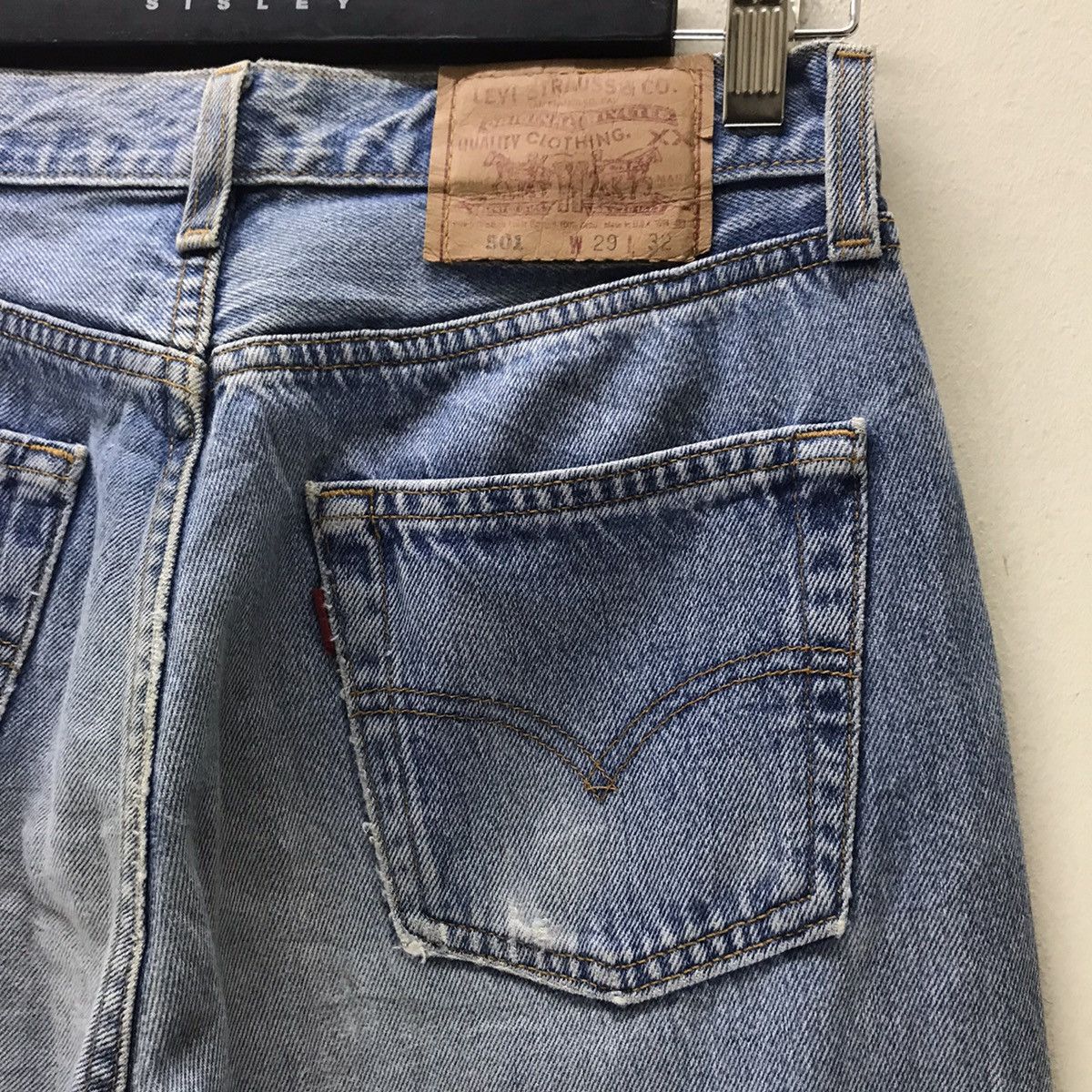 Levi's Vintage 80s Levis 501 Distressed Denim Jeans Size US 29 - 13 Thumbnail