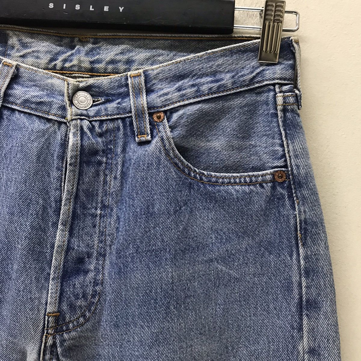 Levi's Vintage 80s Levis 501 Distressed Denim Jeans Size US 29 - 5 Thumbnail