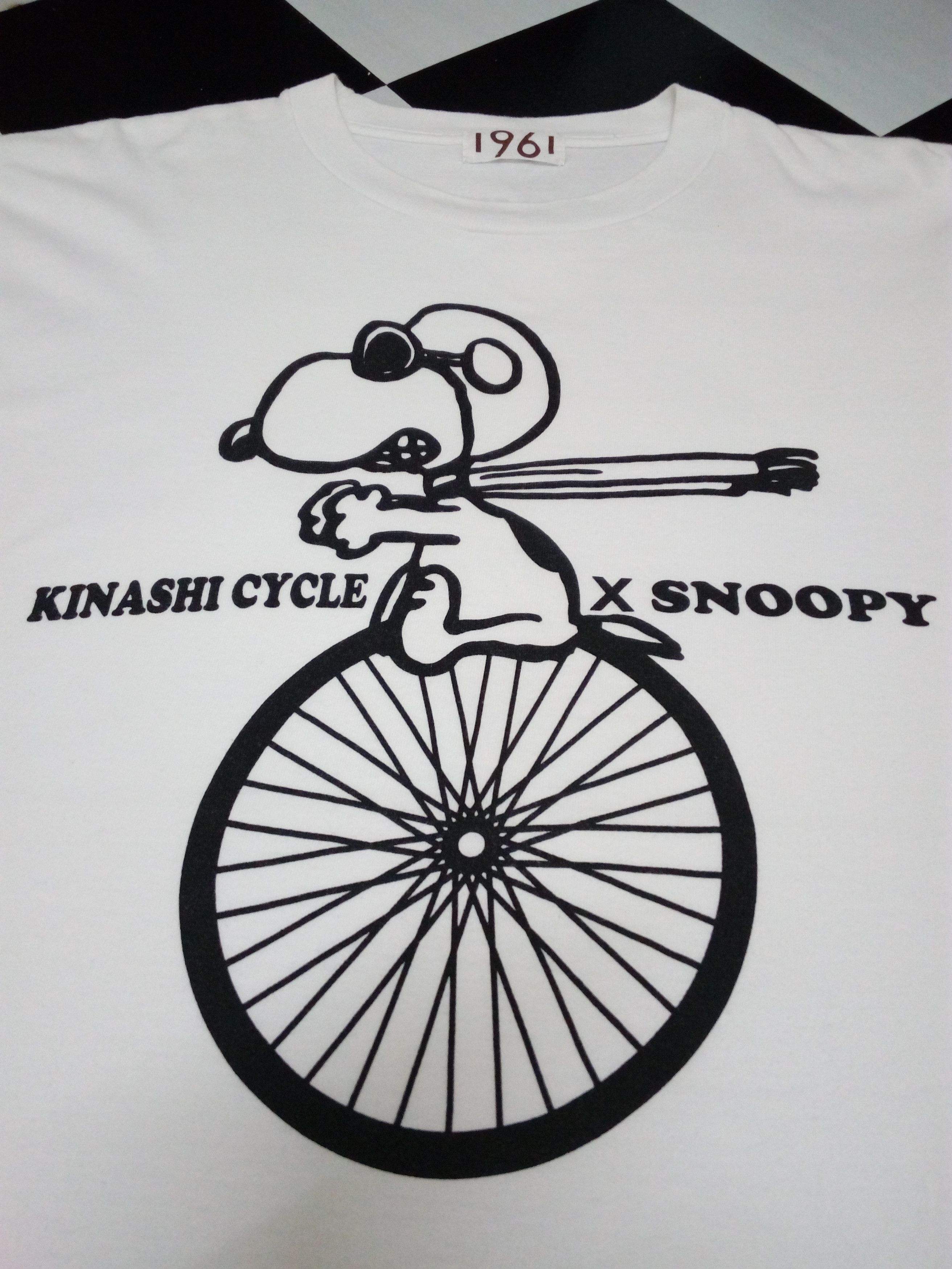 Japanese Brand KINASHI CYCLE X SNOOPY T-SHIRT Size US M / EU 48-50 / 2 - 1 Thumbnail