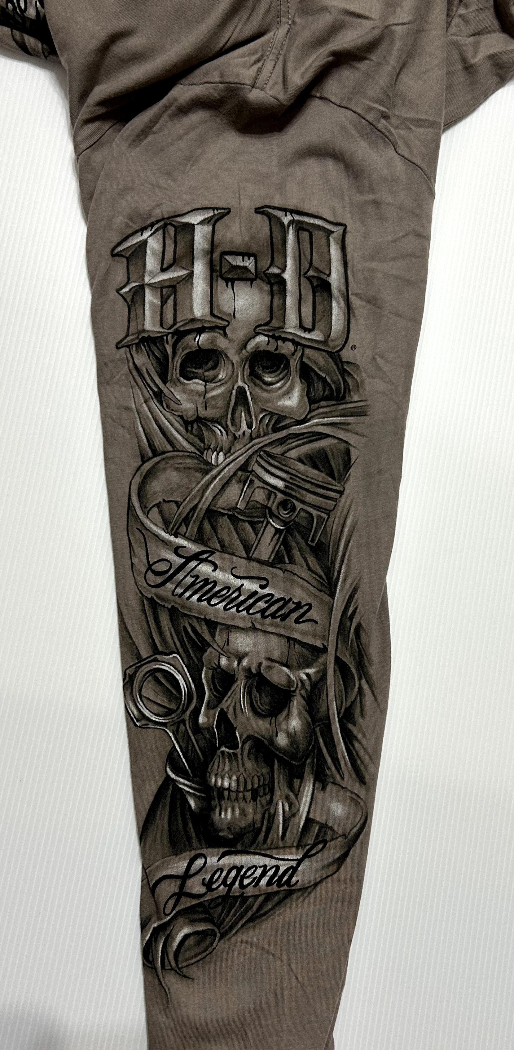 HARLEY DAVIDSON VINTAGE SKULL RARE HONOLULU