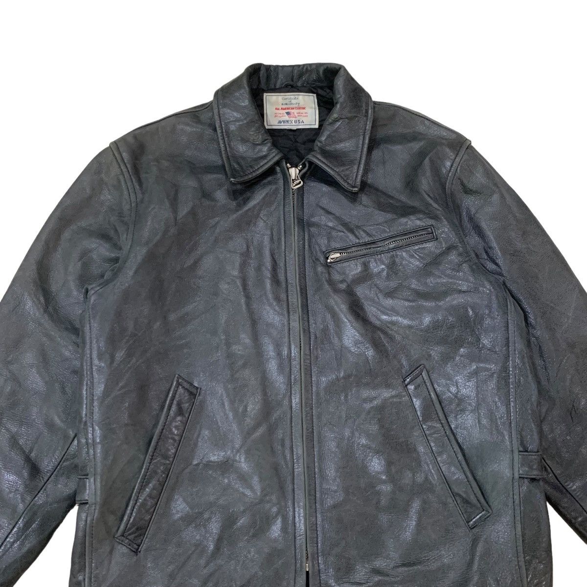 Avirex 💥Vintage Avirex Genuine Leather Rider Jacket Size US S / EU 44-46 / 1 - 5 Thumbnail