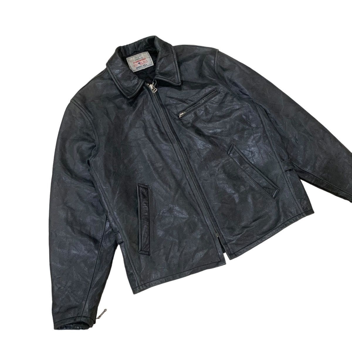Avirex 💥Vintage Avirex Genuine Leather Rider Jacket Size US S / EU 44-46 / 1 - 4 Thumbnail