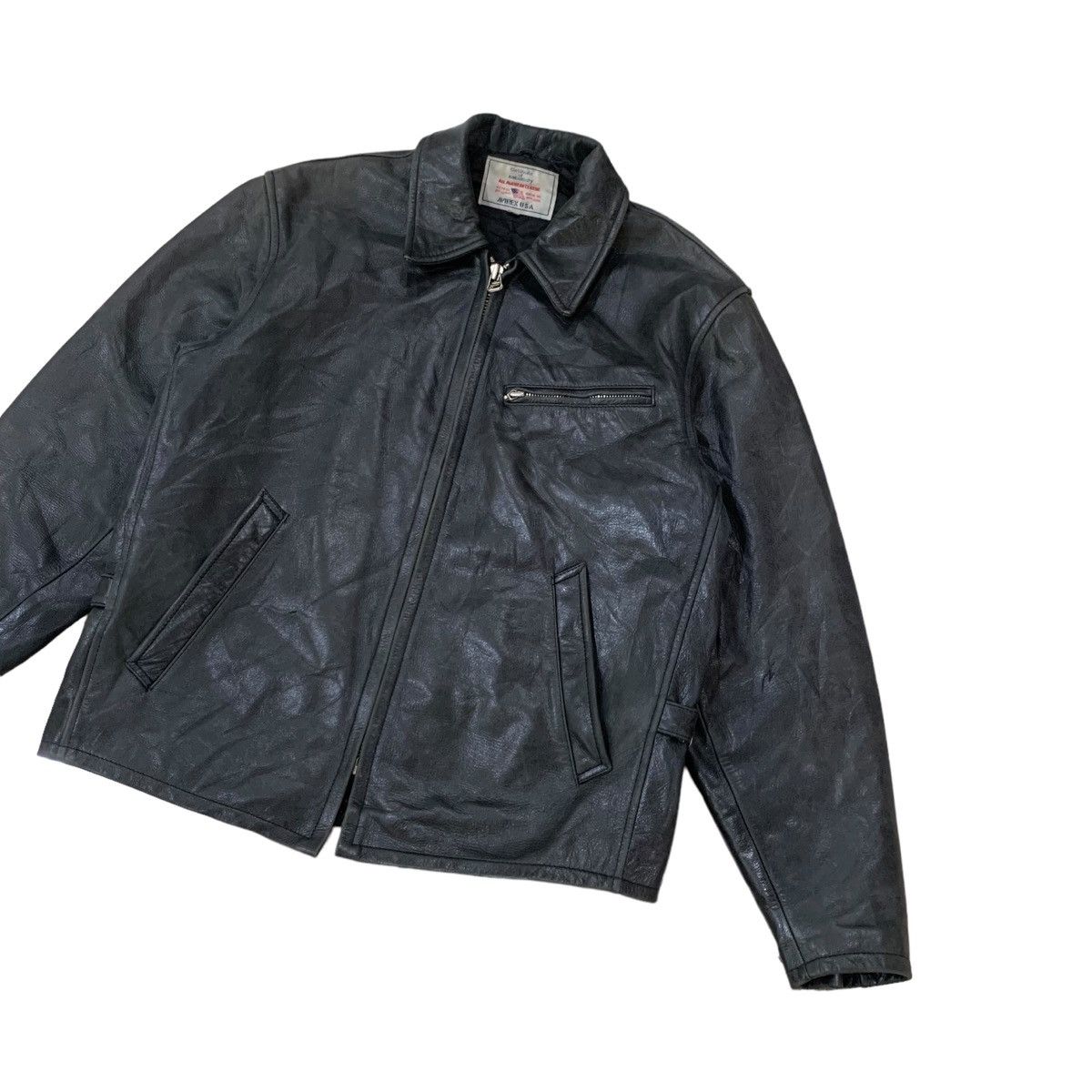 Avirex 💥Vintage Avirex Genuine Leather Rider Jacket Size US S / EU 44-46 / 1 - 3 Thumbnail