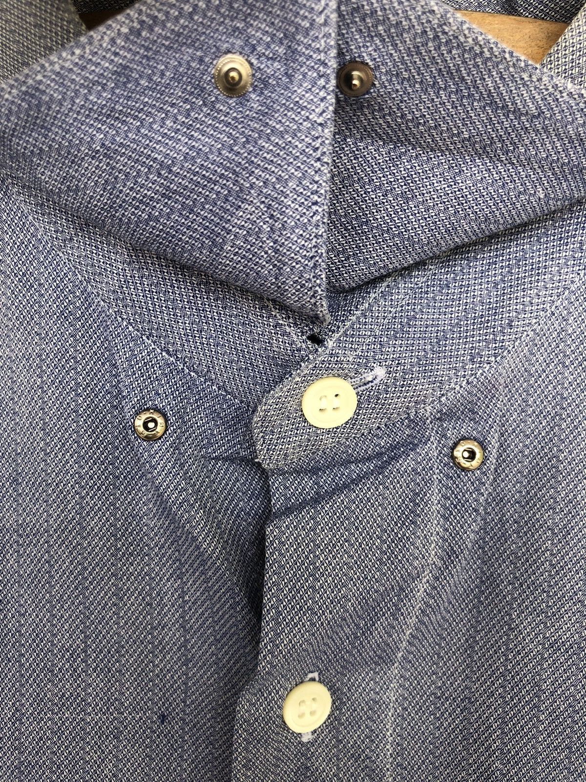 Homme Plisse Issey Miyake GRAIL🔥80s Issey Miyake Small Plaid Steve Job B/D Shirt Size US L / EU 52-54 / 3 - 6 Thumbnail