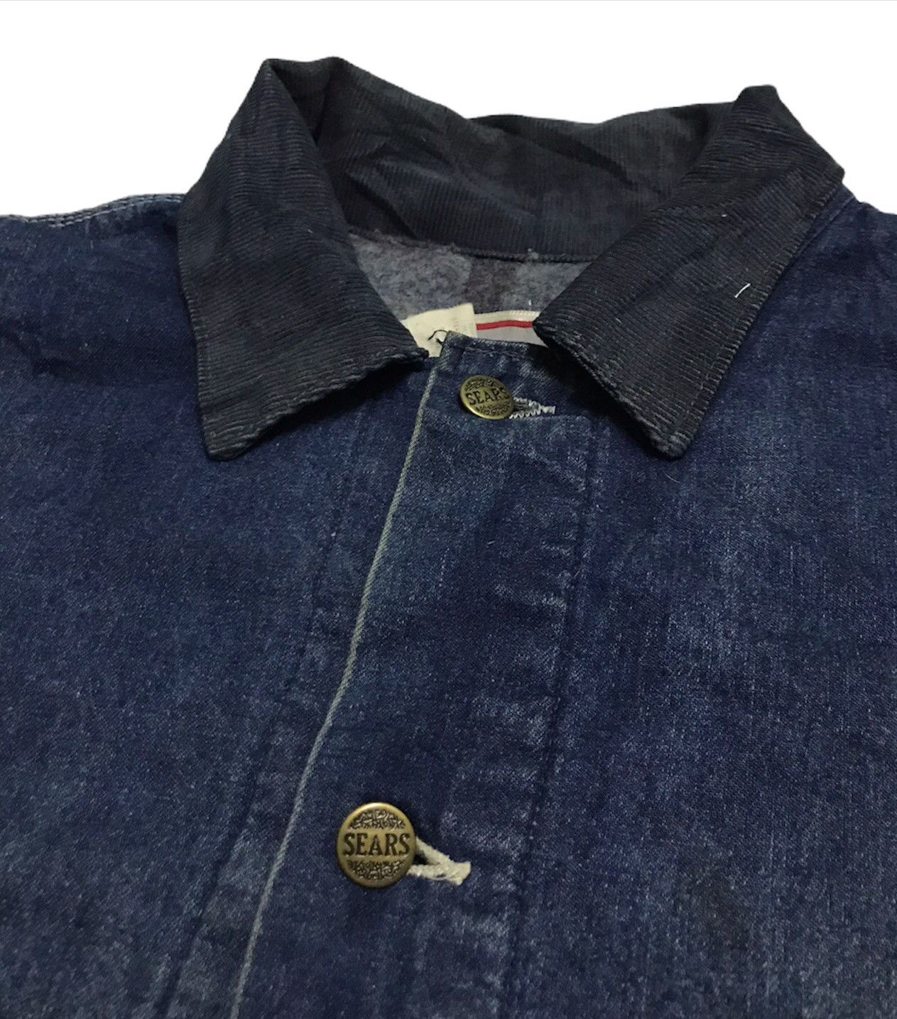 Sears vtg Sears blanket workwear denim jacket Size US XL / EU 56 / 4 - 5 Thumbnail