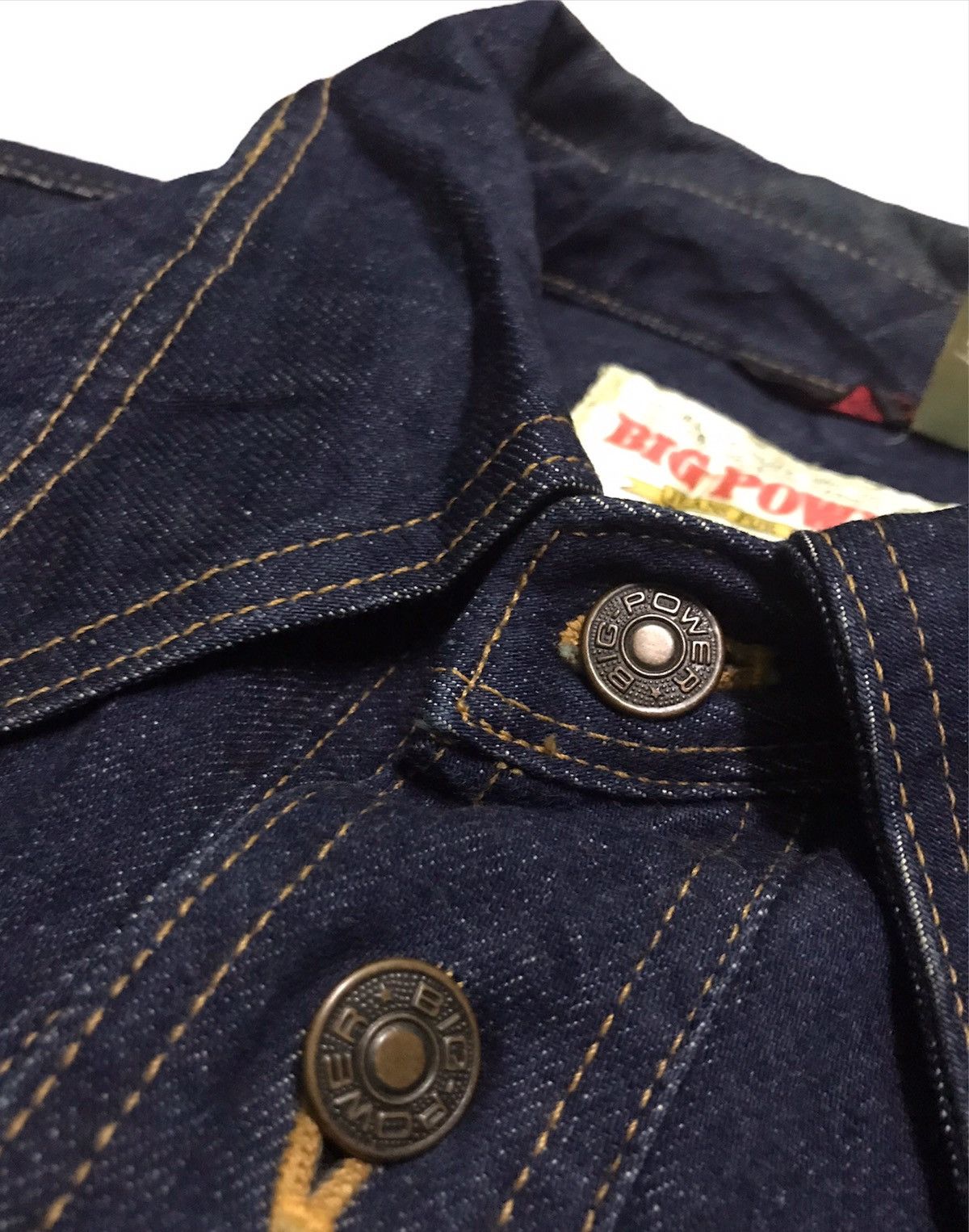 Vintage Vintage Big power denim jacket Size US L / EU 52-54 / 3 - 4 Thumbnail