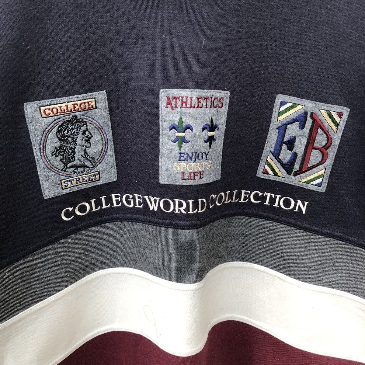 Vintage Vintage Ledolno Multi Colour Sweatshirt Roundneck Size US L / EU 52-54 / 3 - 4 Thumbnail