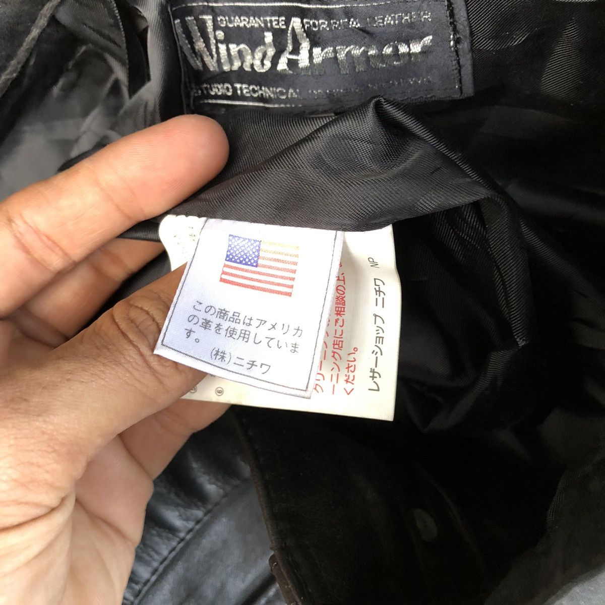 Genuine Leather 🫴🏻Vintage Wind Armor Leather Pants Jacket Size US 33 - 5 Thumbnail