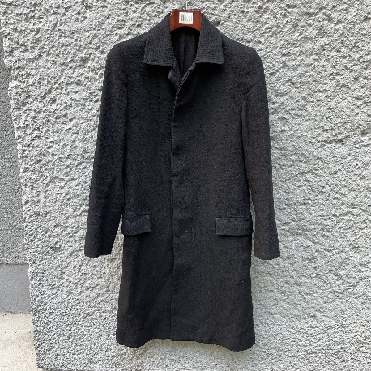 P.R. Patterson P.R. Patterson Long Black Coat Overcoat Jacket Size US M / EU 48-50 / 2 - 3 Thumbnail