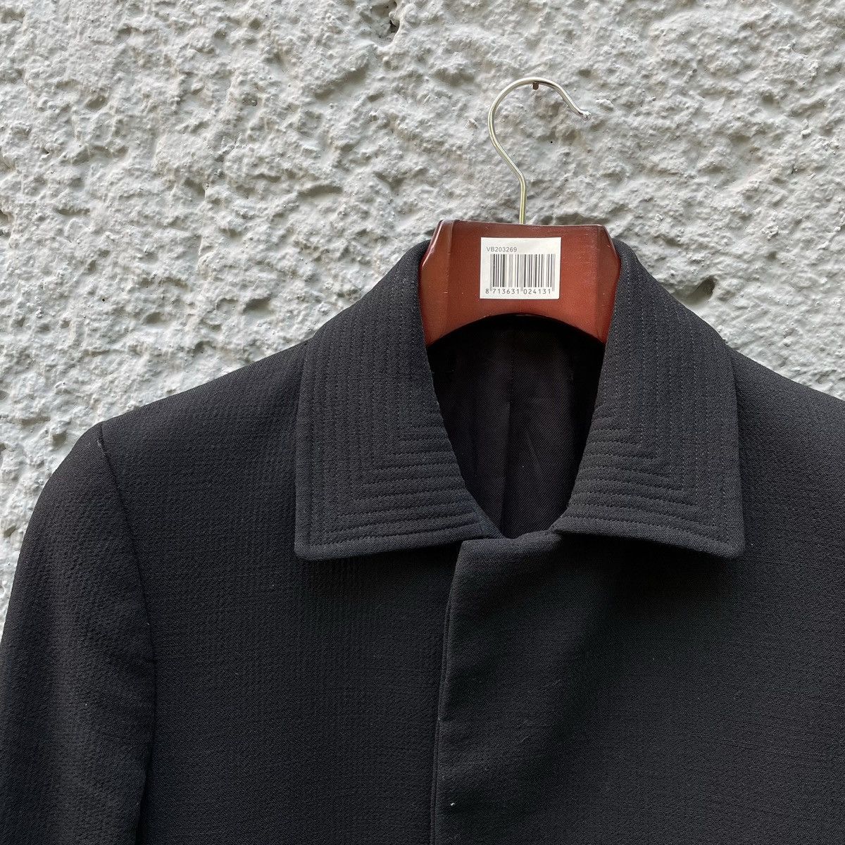 P.R. Patterson P.R. Patterson Long Black Coat Overcoat Jacket Size US M / EU 48-50 / 2 - 5 Thumbnail
