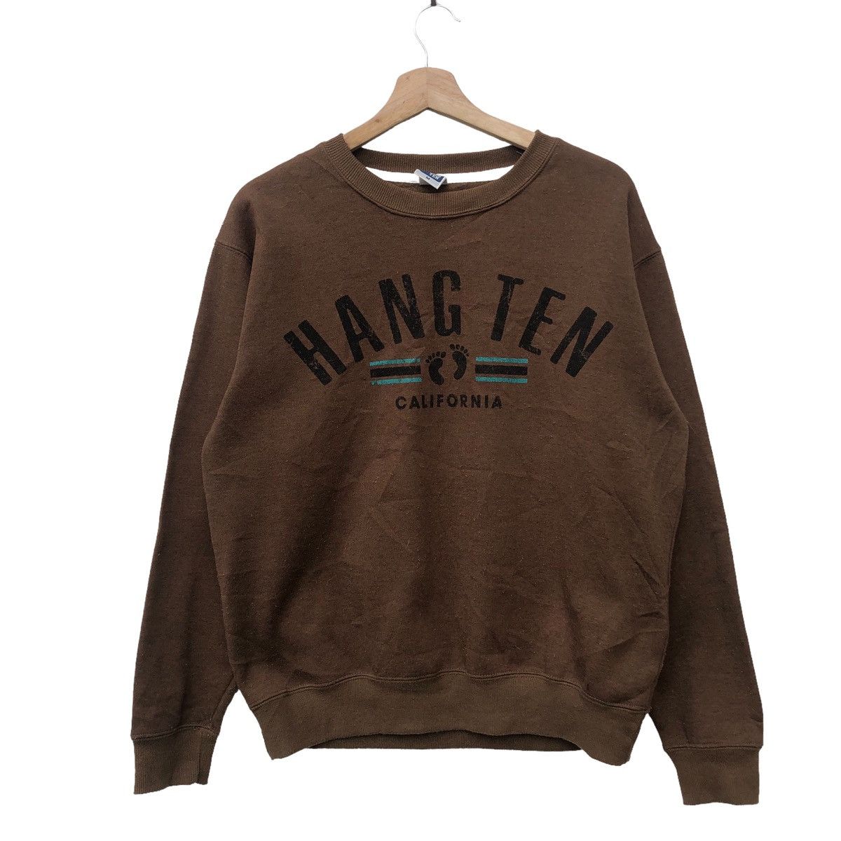 Hang Ten 🔥Vintage Hang Ten Roundneck Sweatshirt Jacket Size US M / EU 48-50 / 2 - 1 Thumbnail