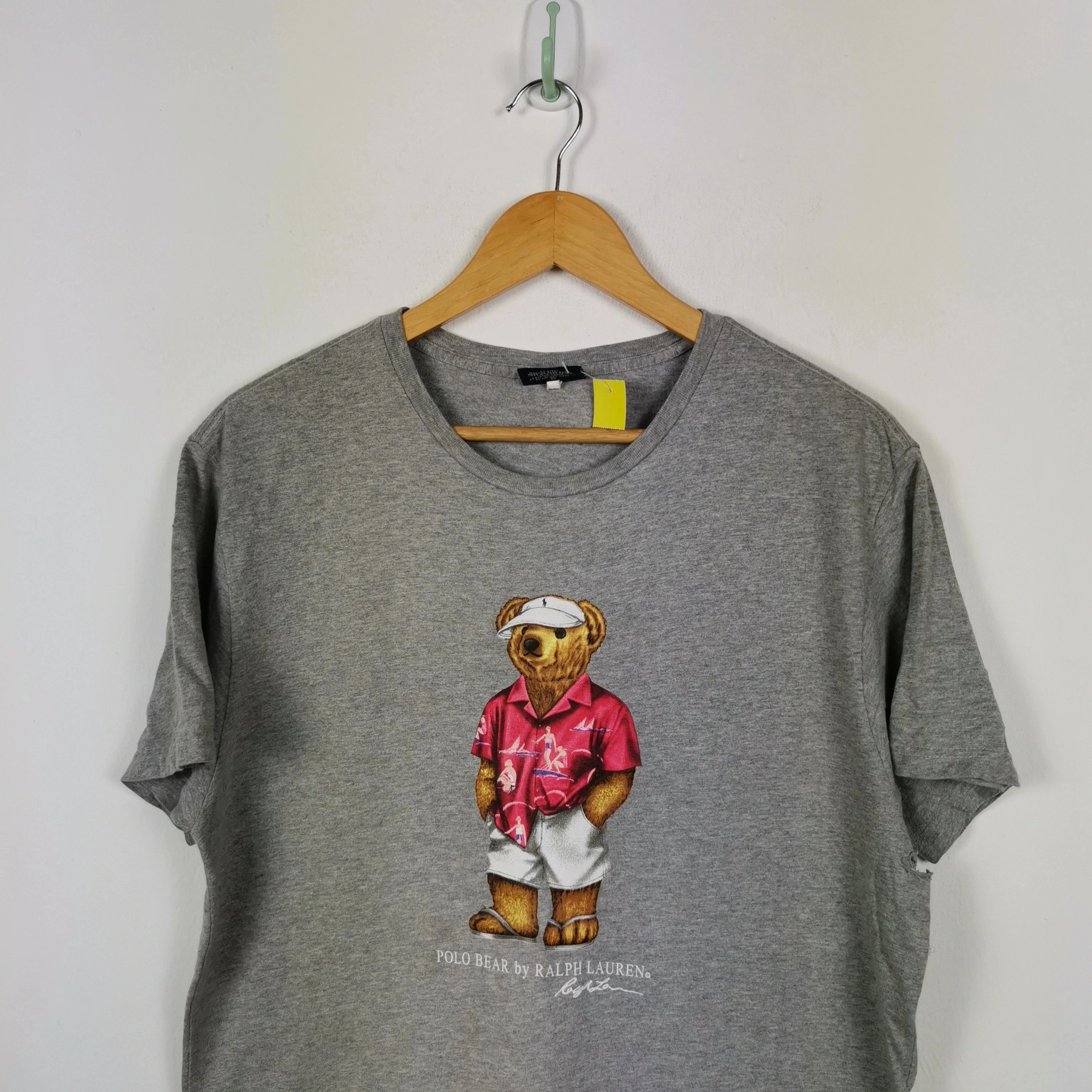 Polo Ralph Lauren Vintage Polo Bear T Shirt by Ralph Lauren Hawaii Tees Size US L / EU 52-54 / 3 - 4 Thumbnail