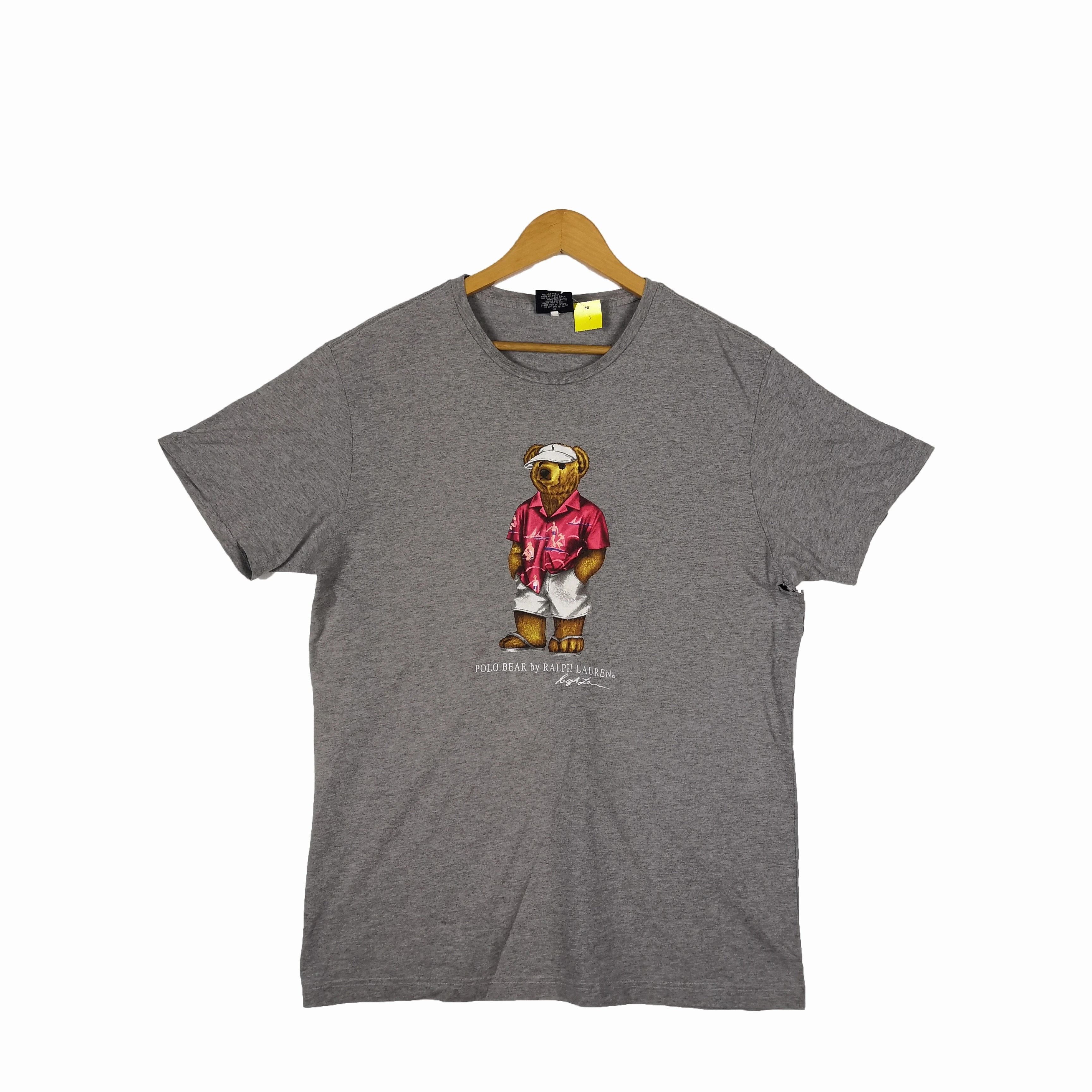 Polo Ralph Lauren Vintage Polo Bear T Shirt by Ralph Lauren Hawaii Tees Size US L / EU 52-54 / 3 - 2 Thumbnail